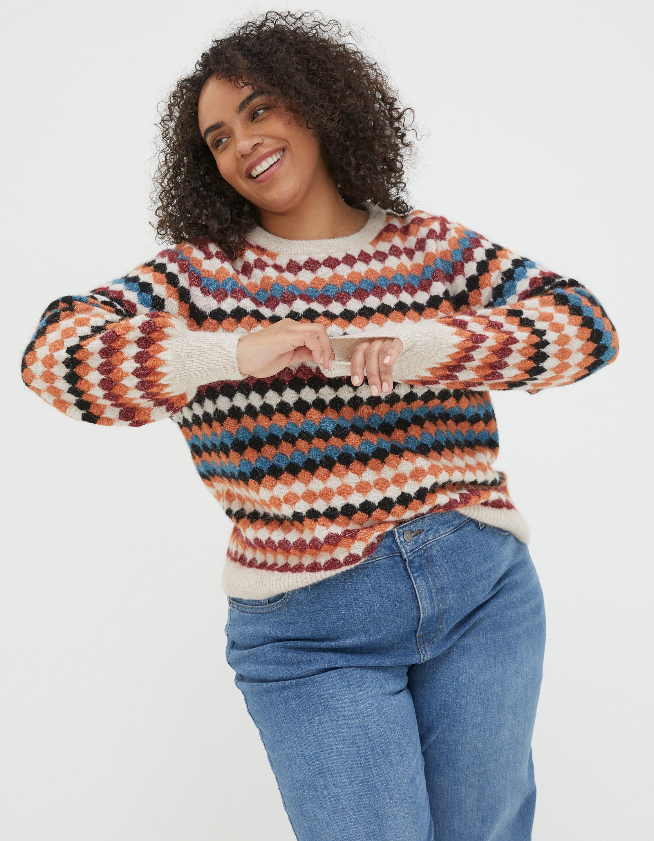 Fat face striped jumper sale