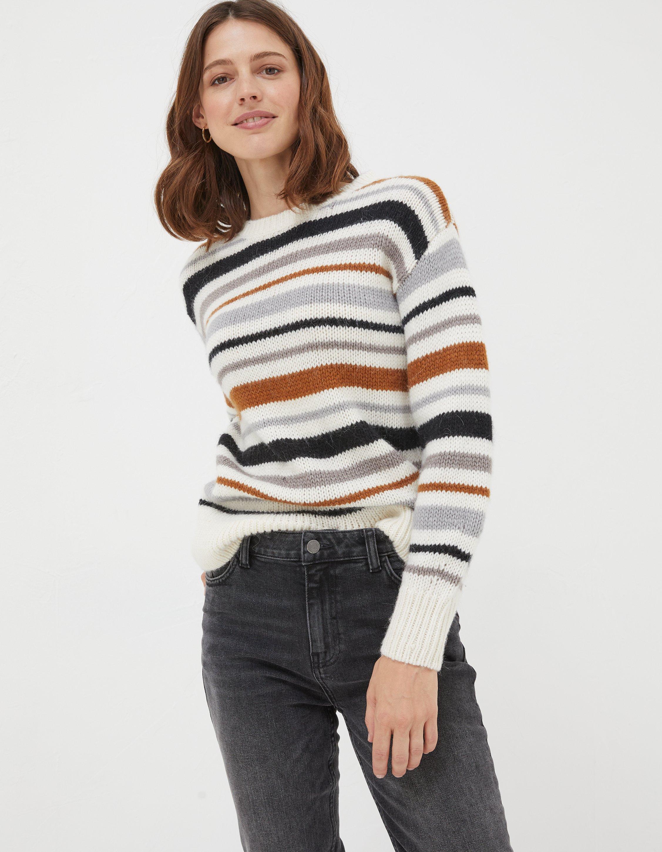 Fat face 2025 striped jumper