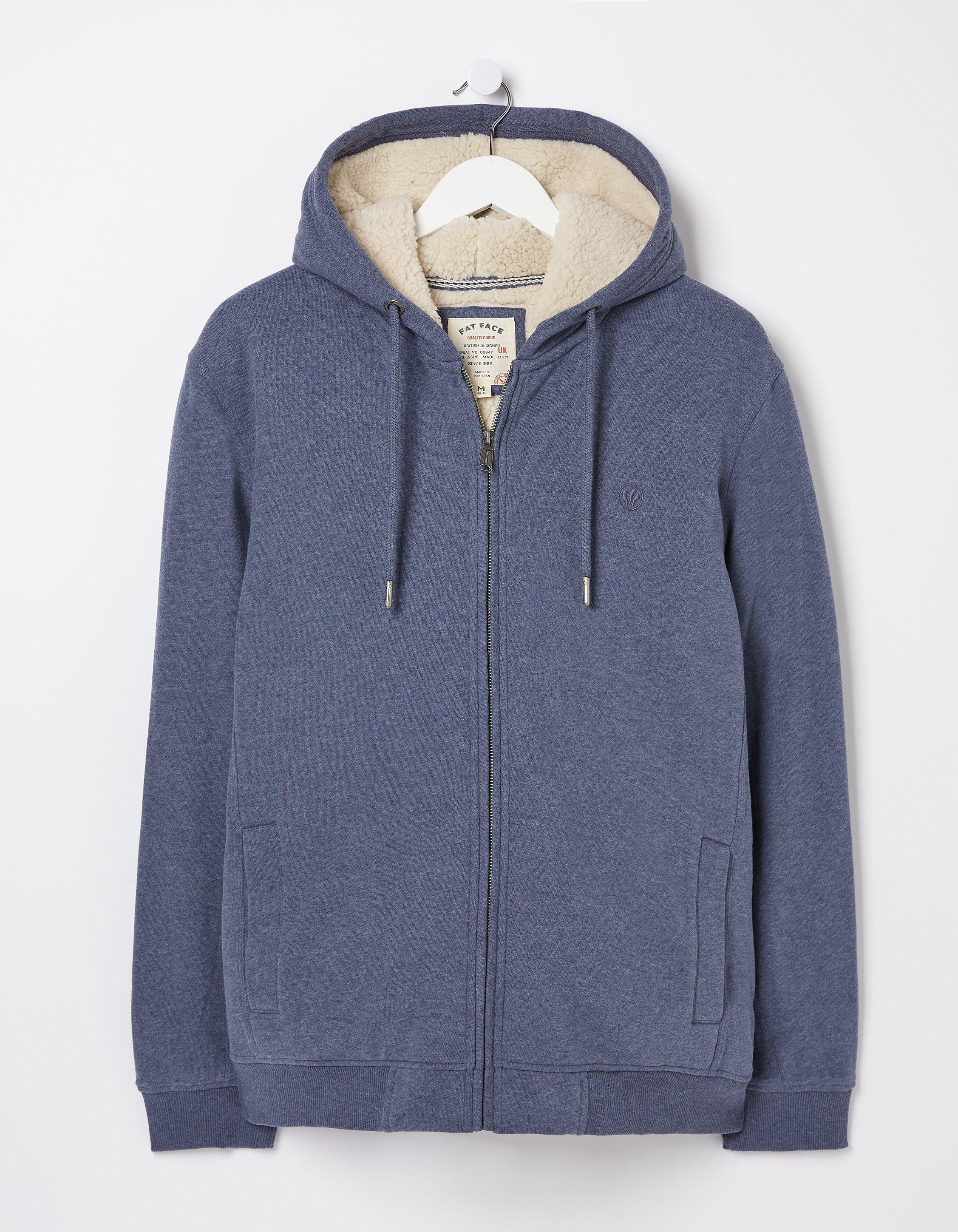 Fleece lined 2025 zip up hoodies