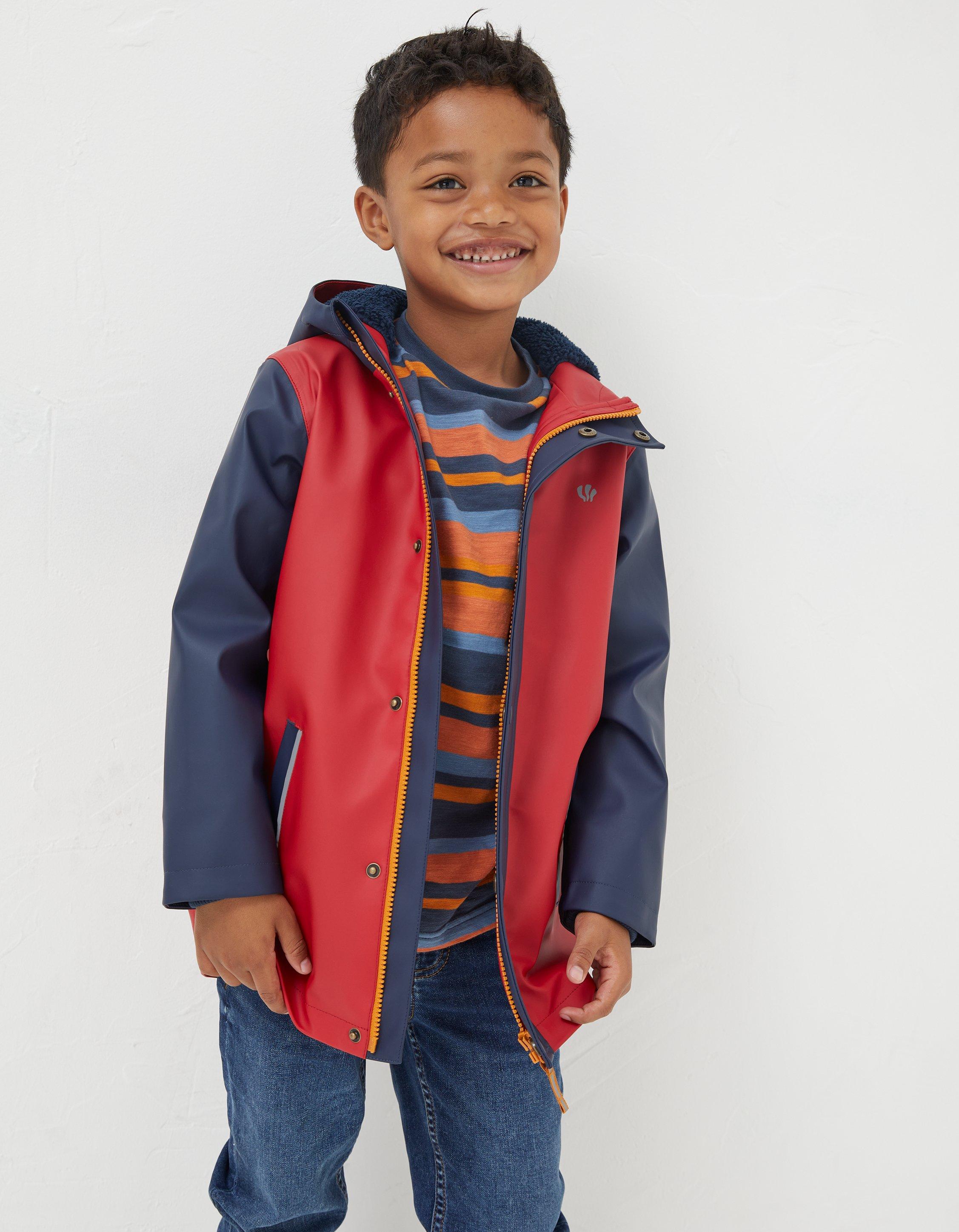 Joules boys sale rain jacket