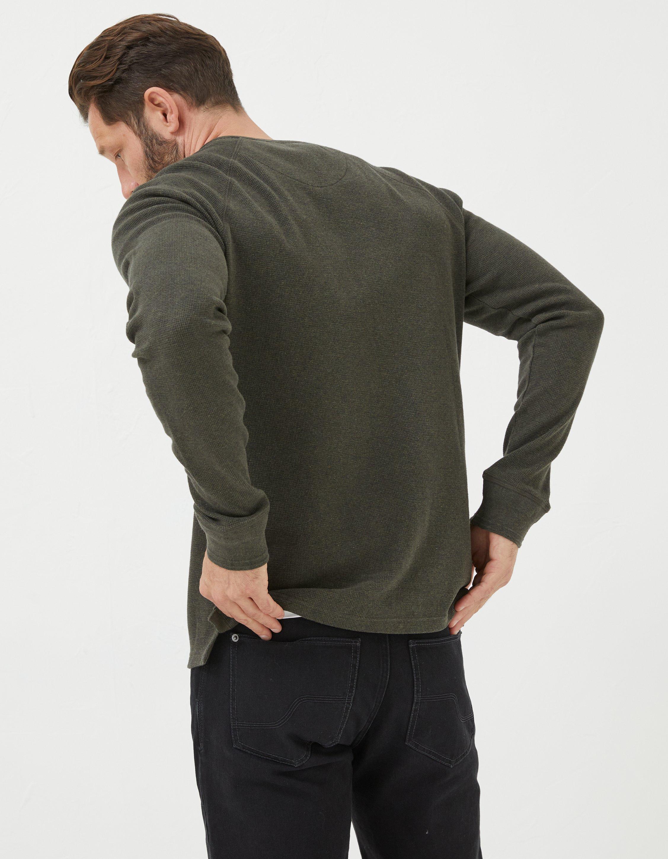 Buy Men's Performance Long-Sleeve Top, Deep Green Marl