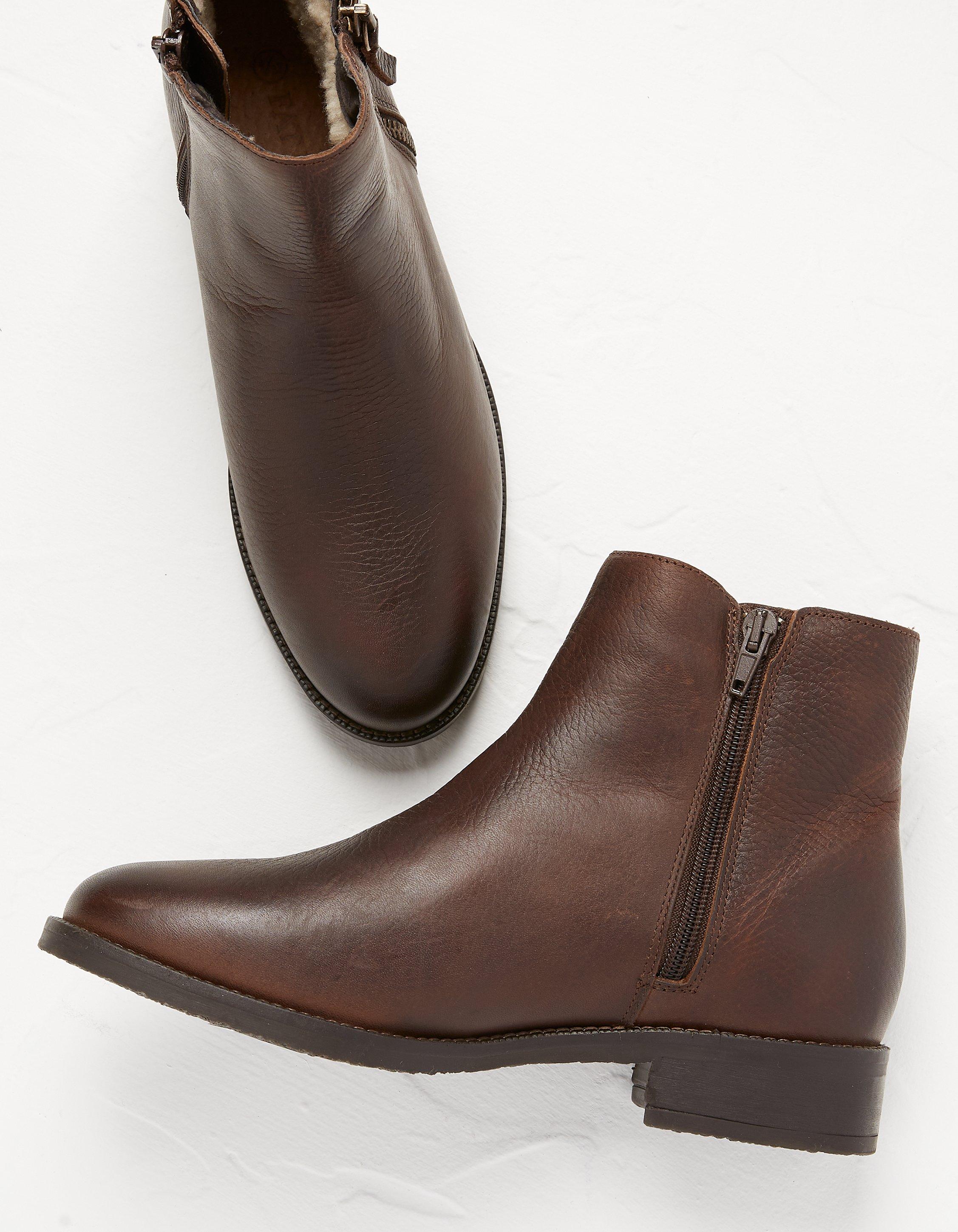 Aria Ankle Zip Boots, Boots