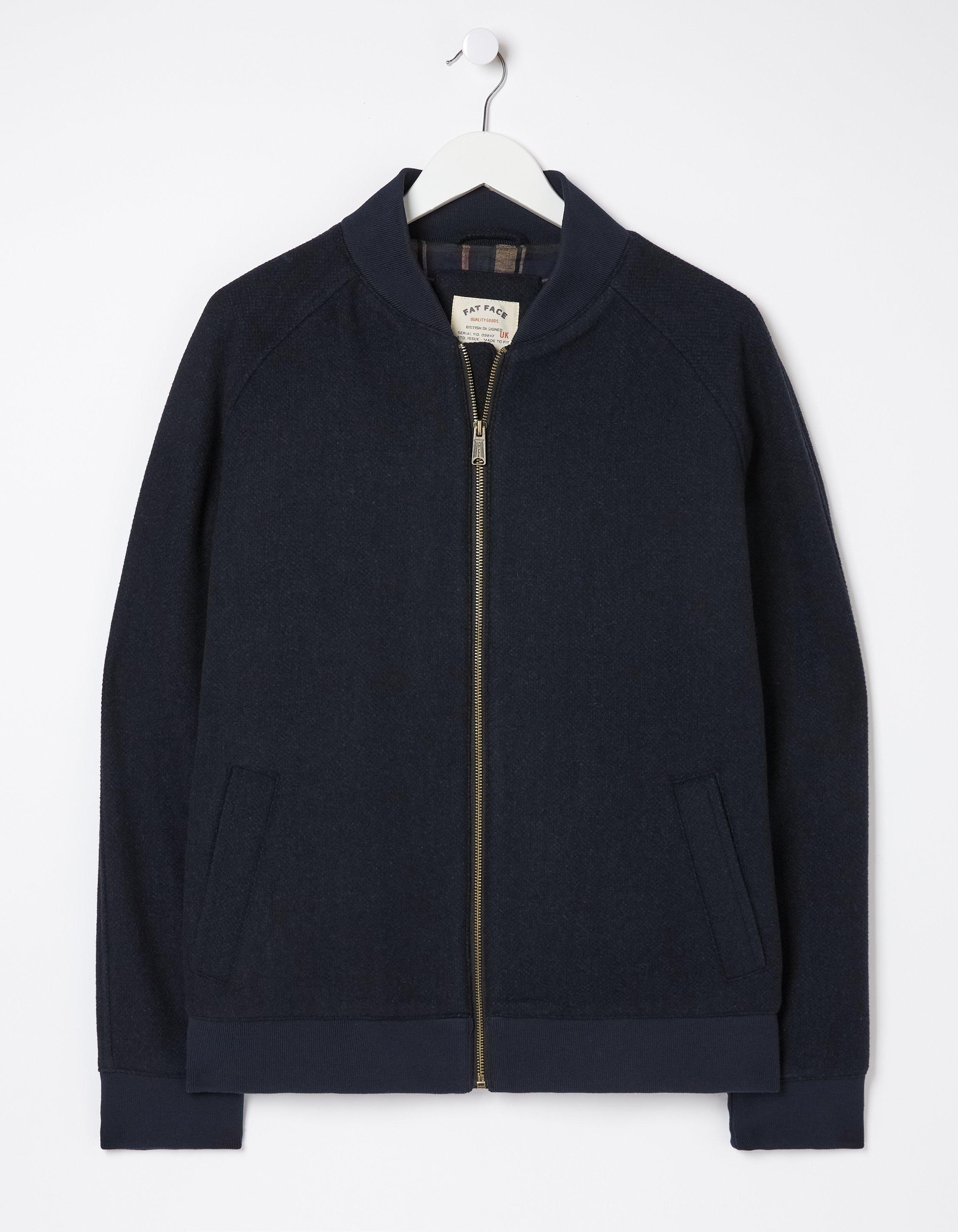 The Portola Merino Wool Bomber Jacket Midnight, 43% OFF