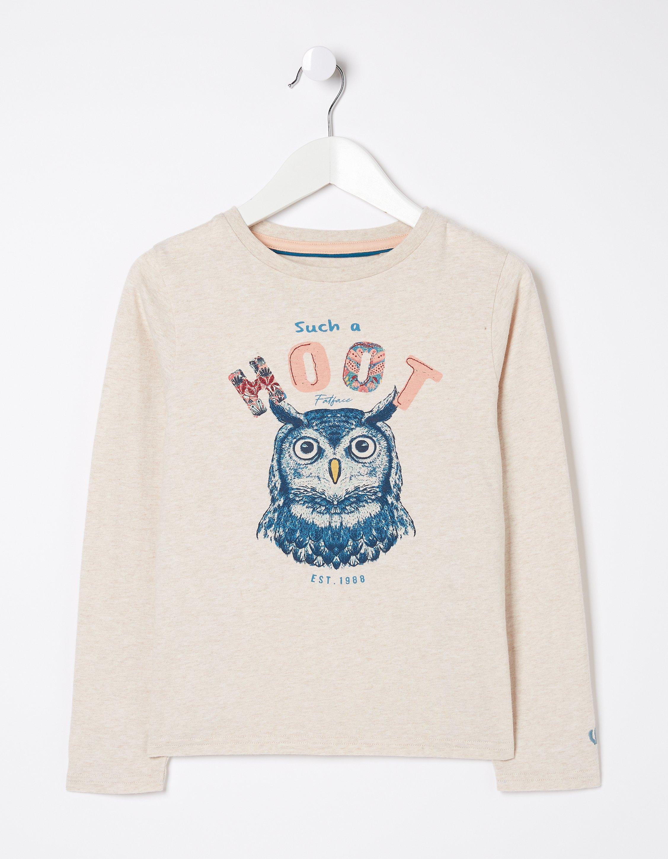 Owl Graphic T-Shirt, Tops & T-Shirts | FatFace.com