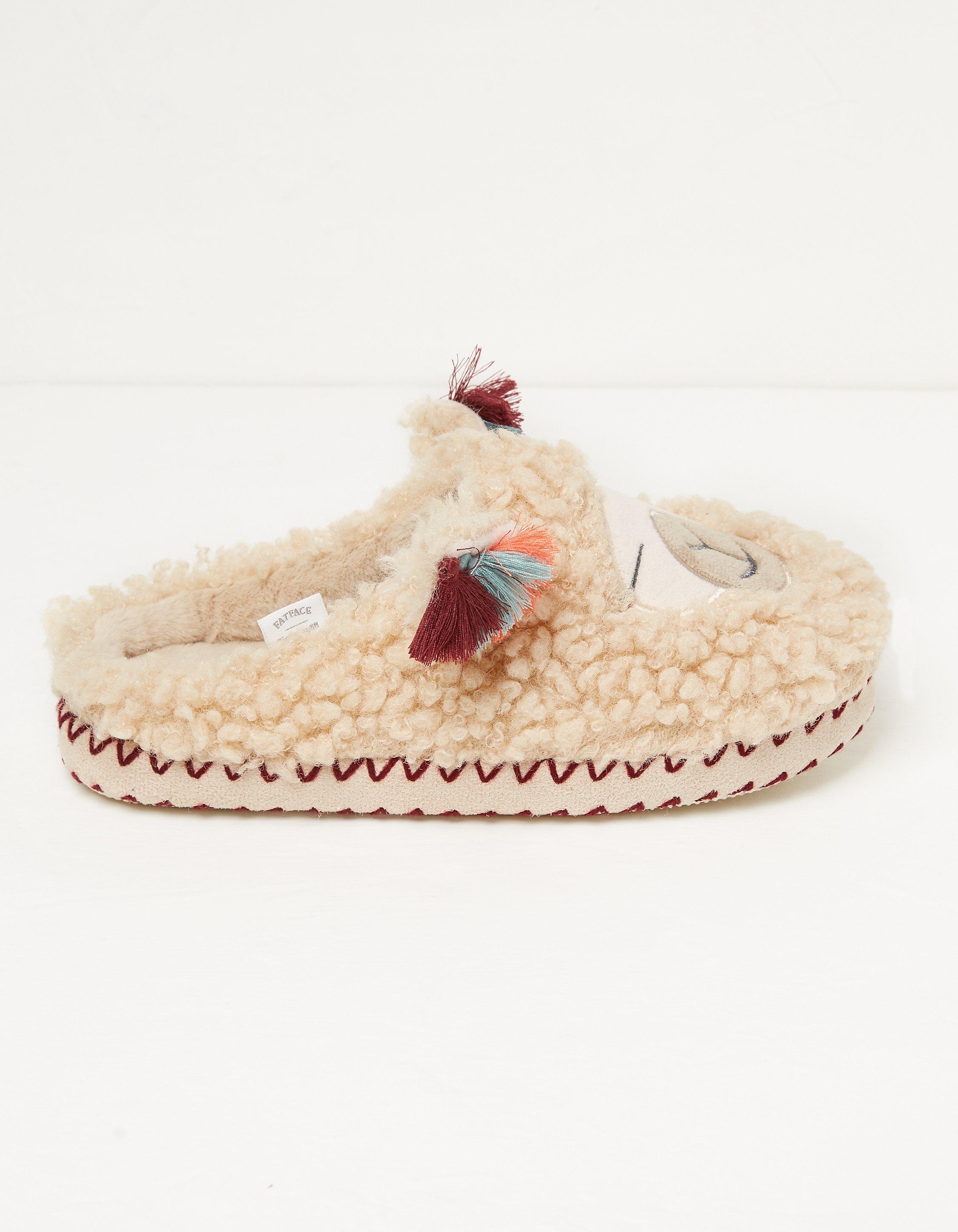 Adult hot sale llama slippers