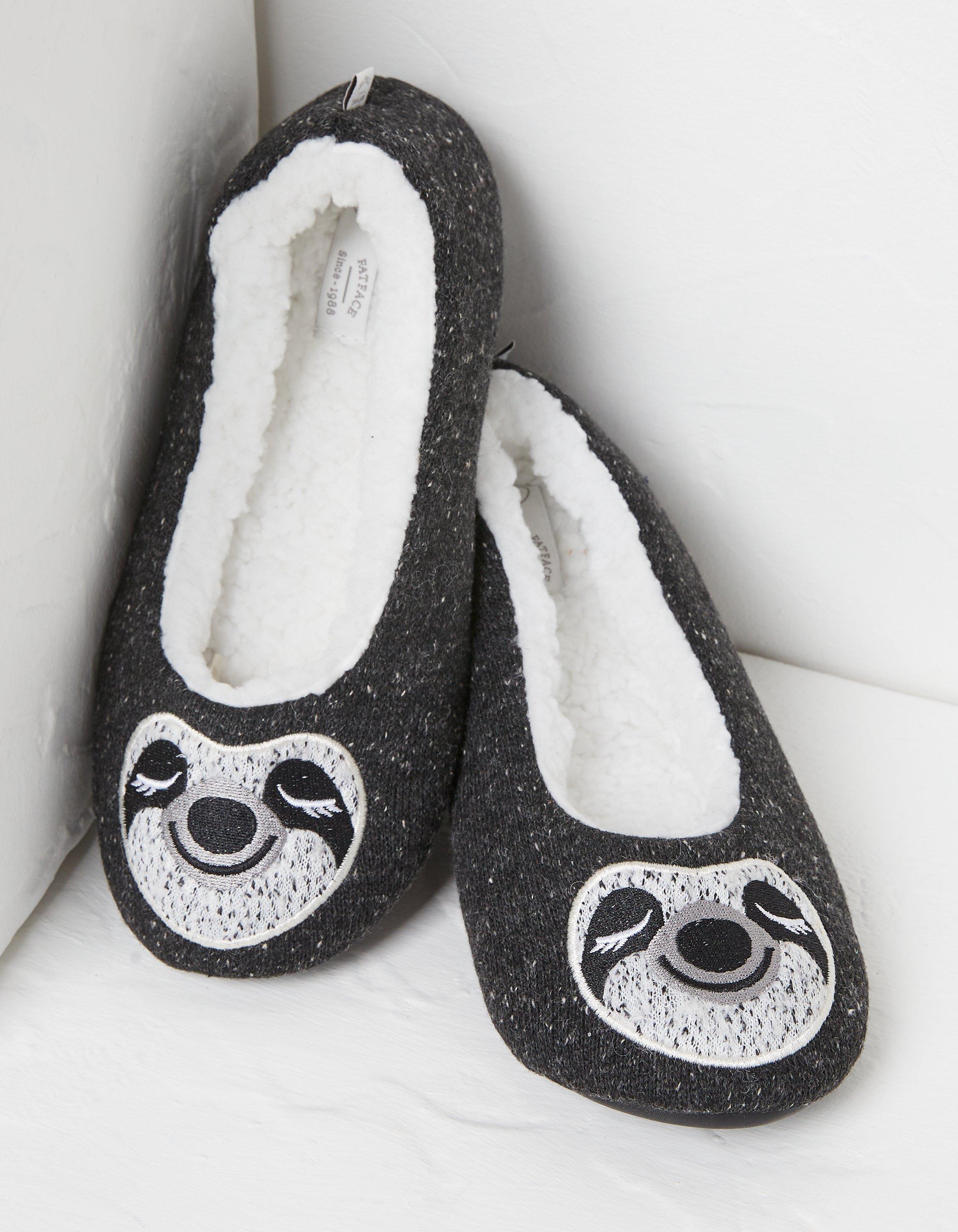 Ladies discount sloth slippers