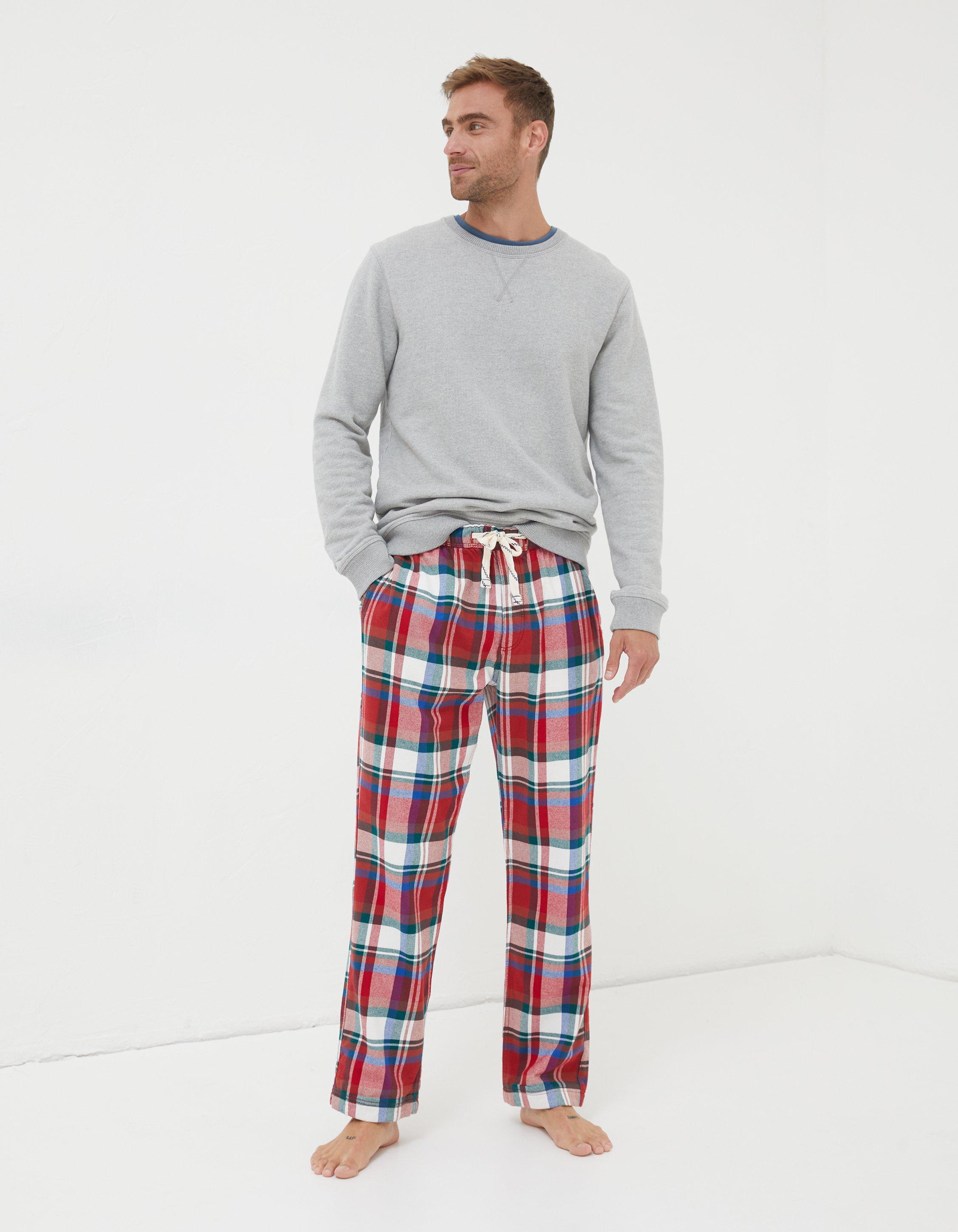 Men's checked pyjamas new arrivals