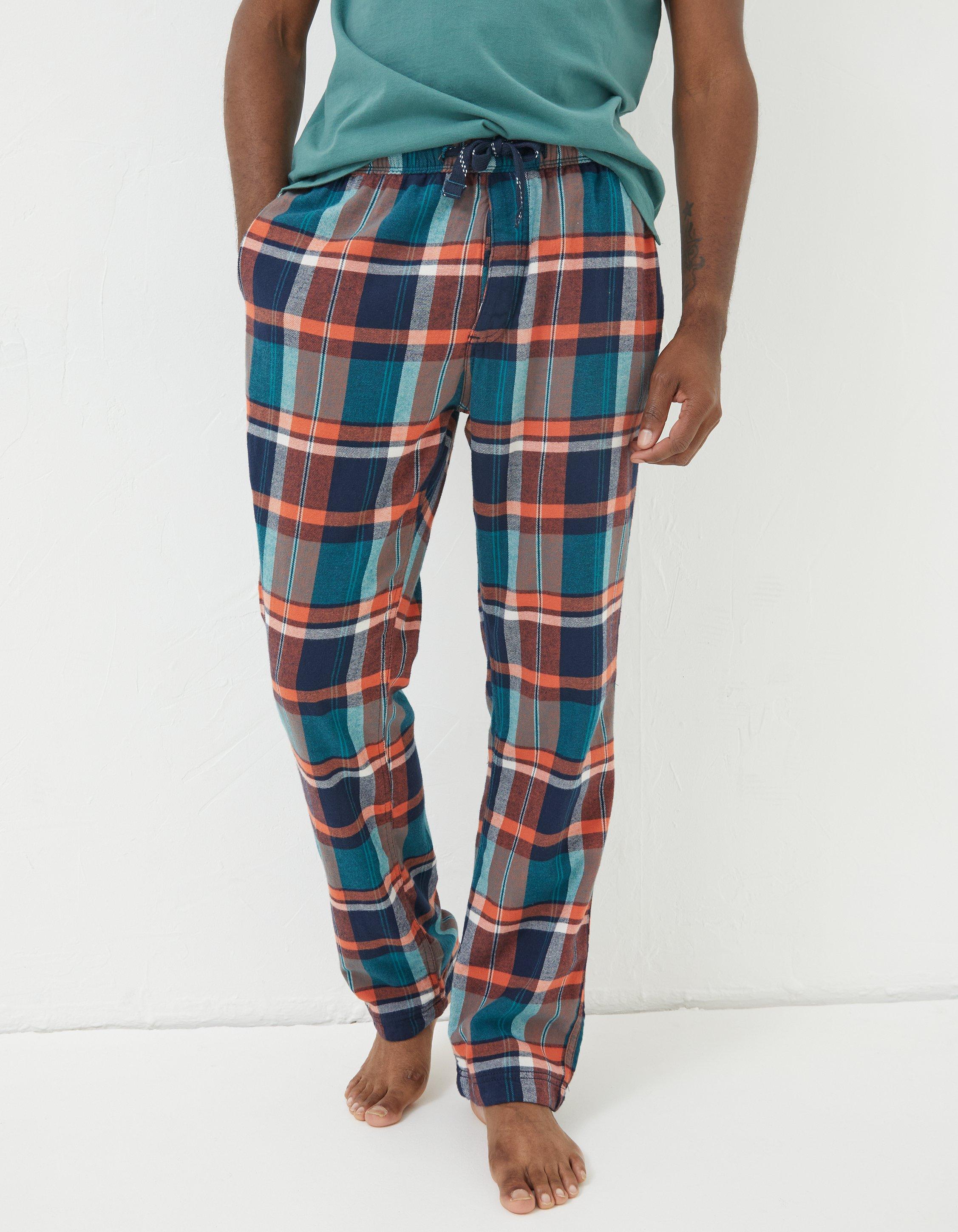 Mens flannel pyjama online bottoms