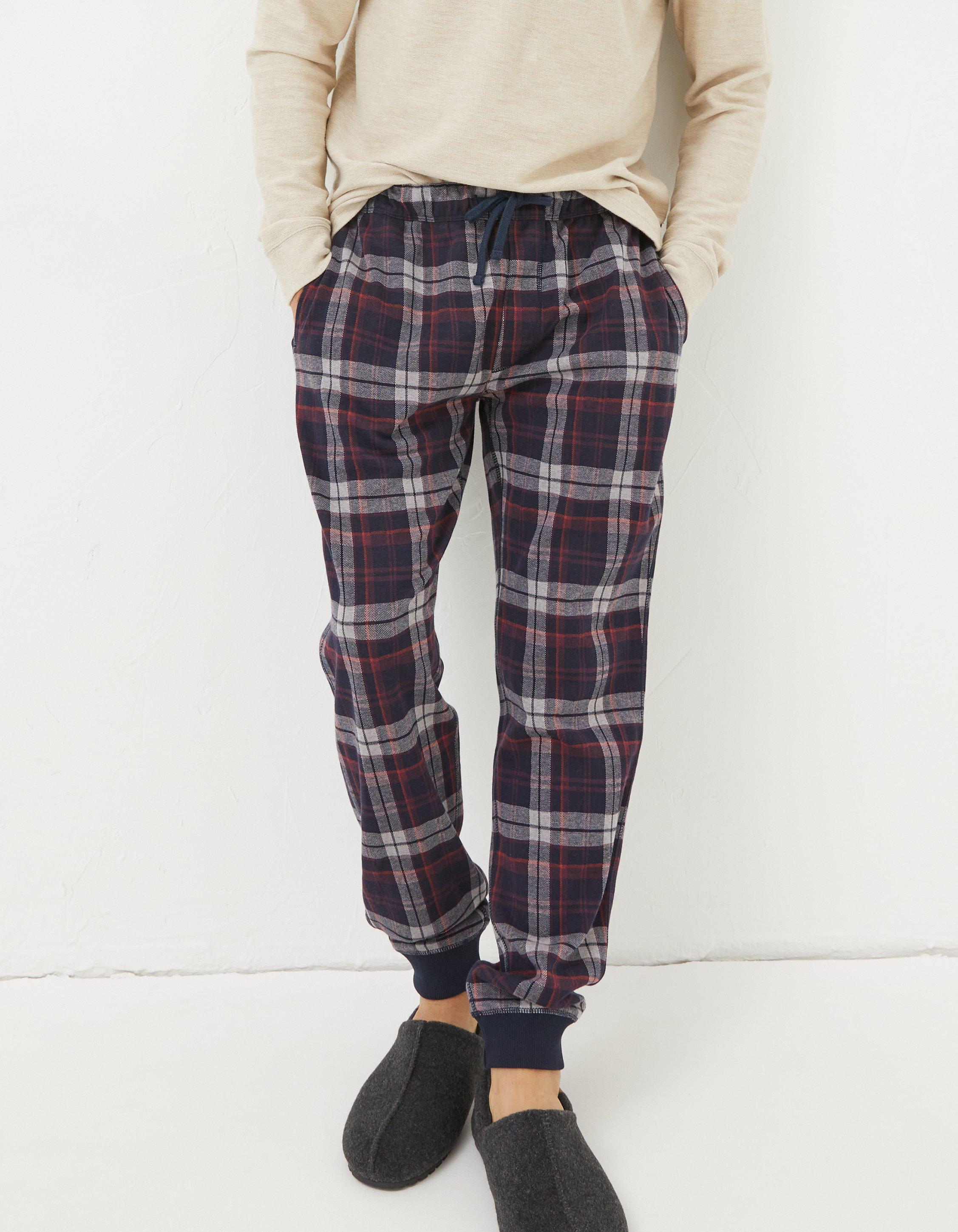 Mens cuffed best sale pyjama pants