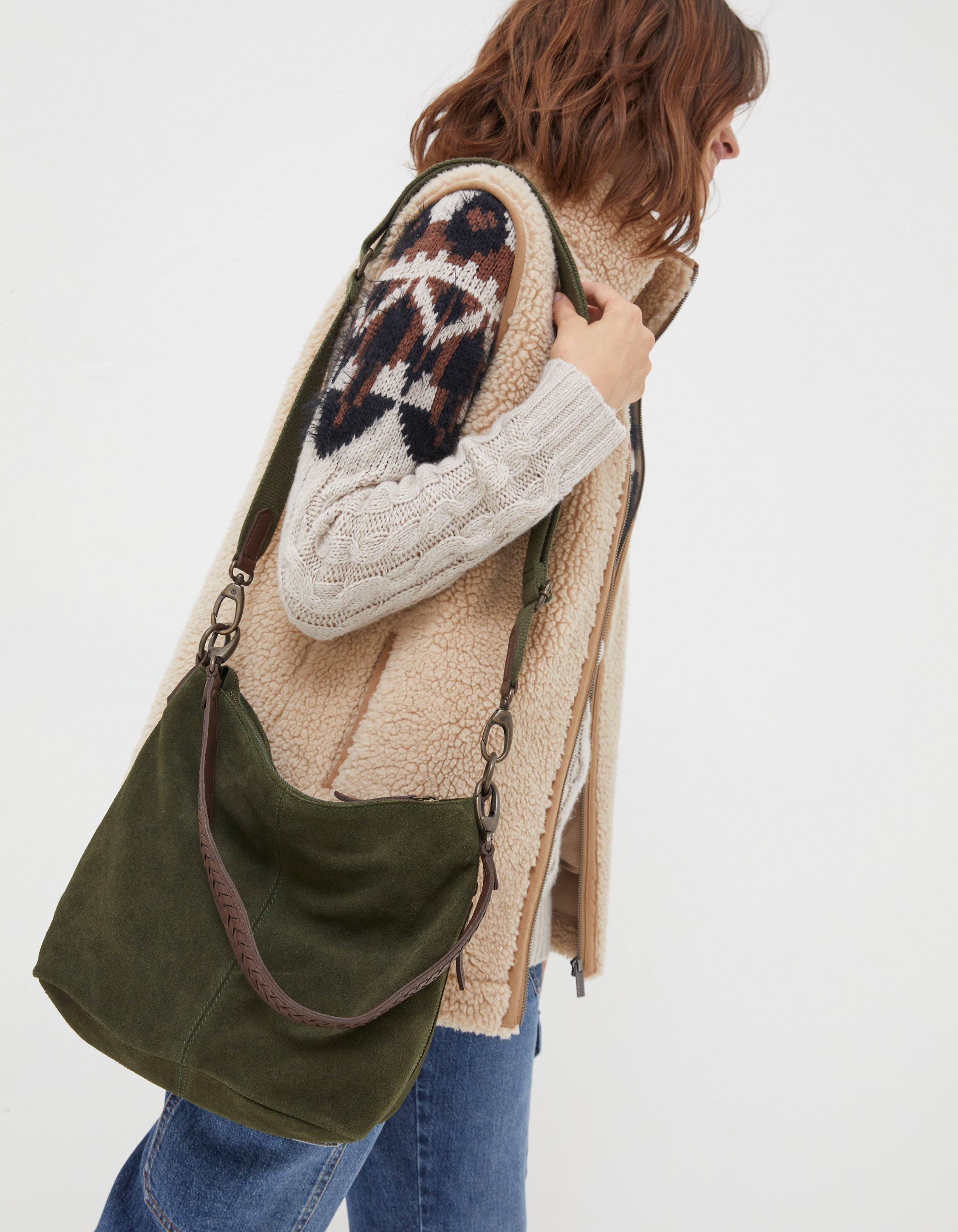 Olive green suede discount bag