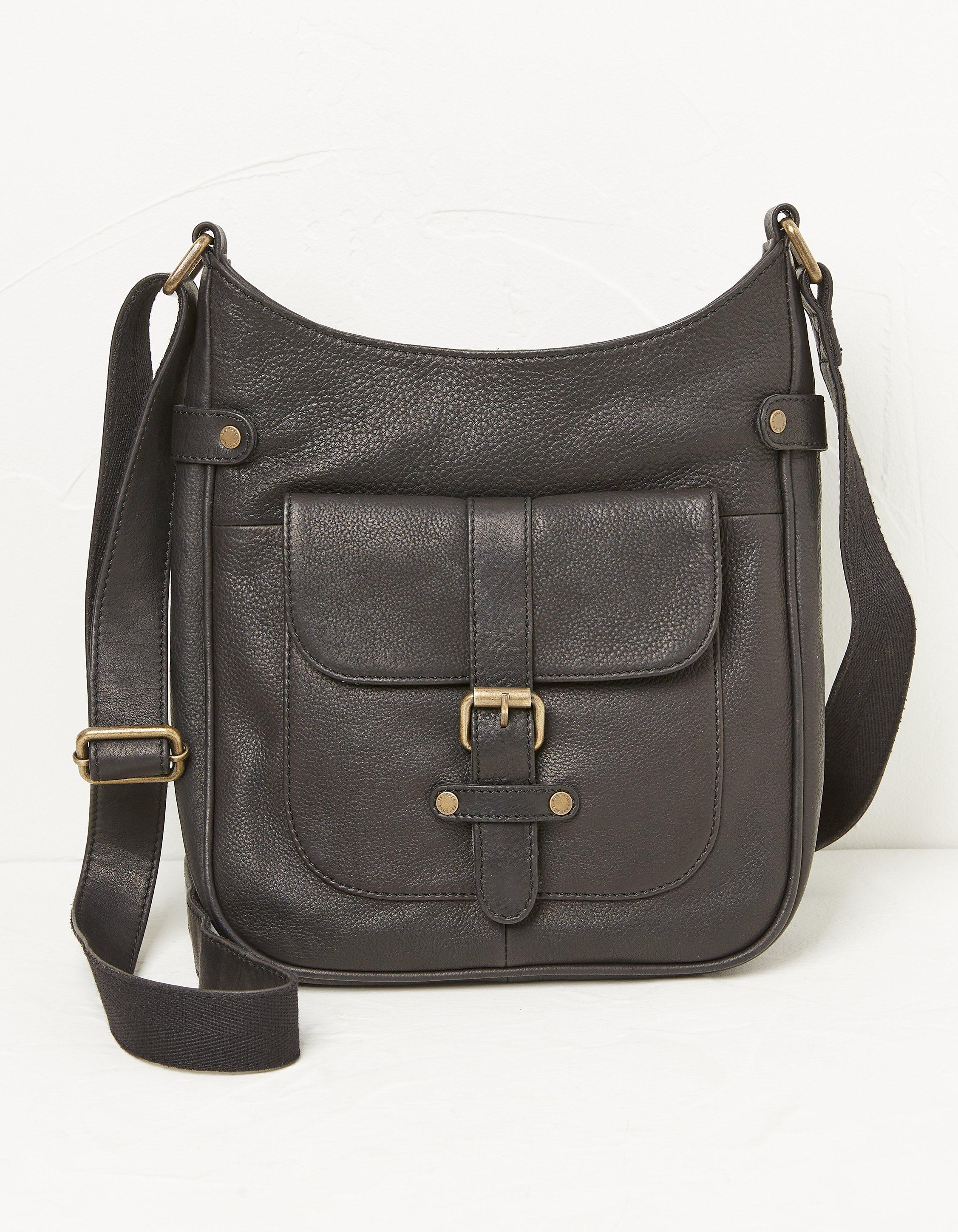 Fat face best sale leather satchel bag