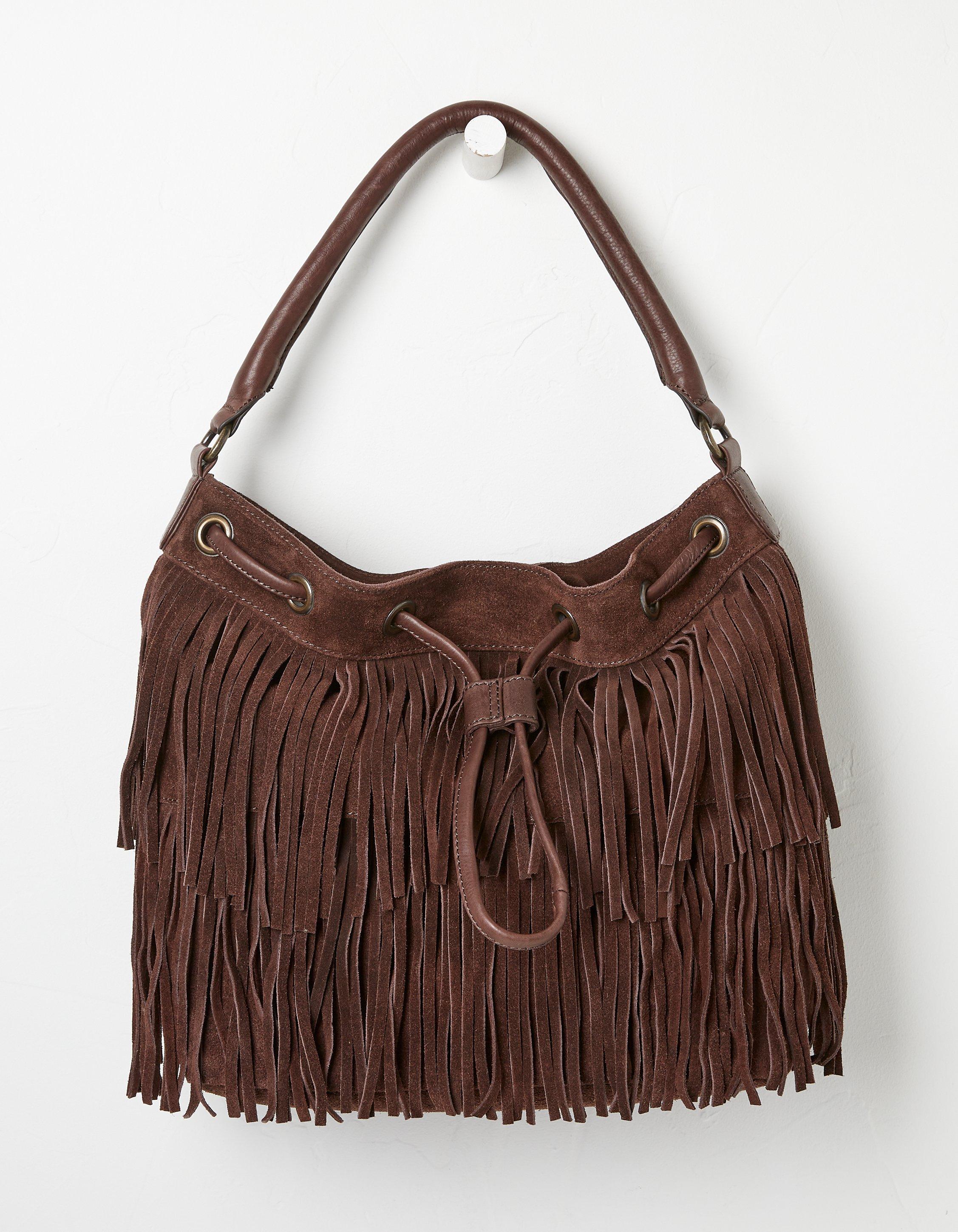 Tassel Fringe Bucket Bag