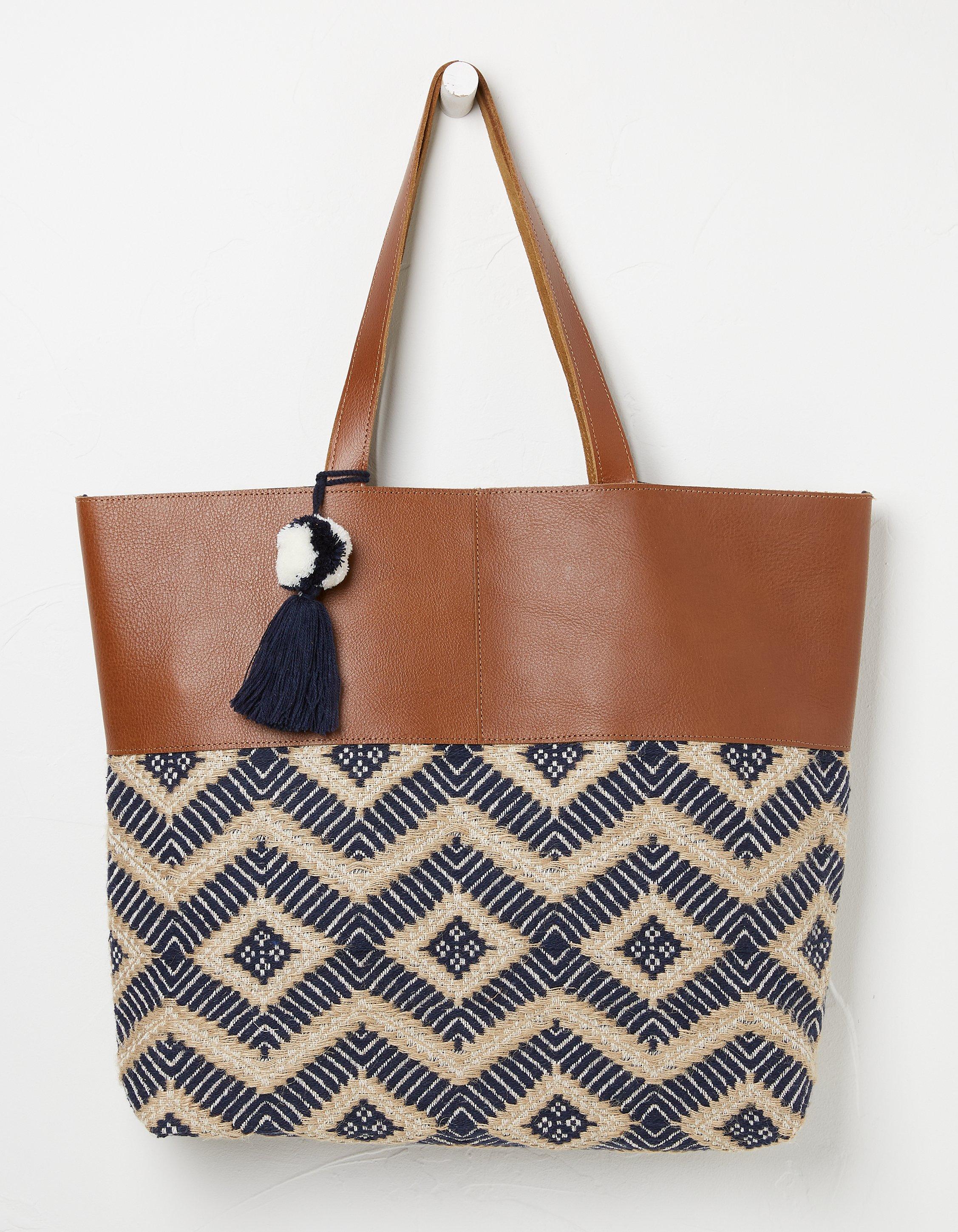 Fat face tote outlet bag