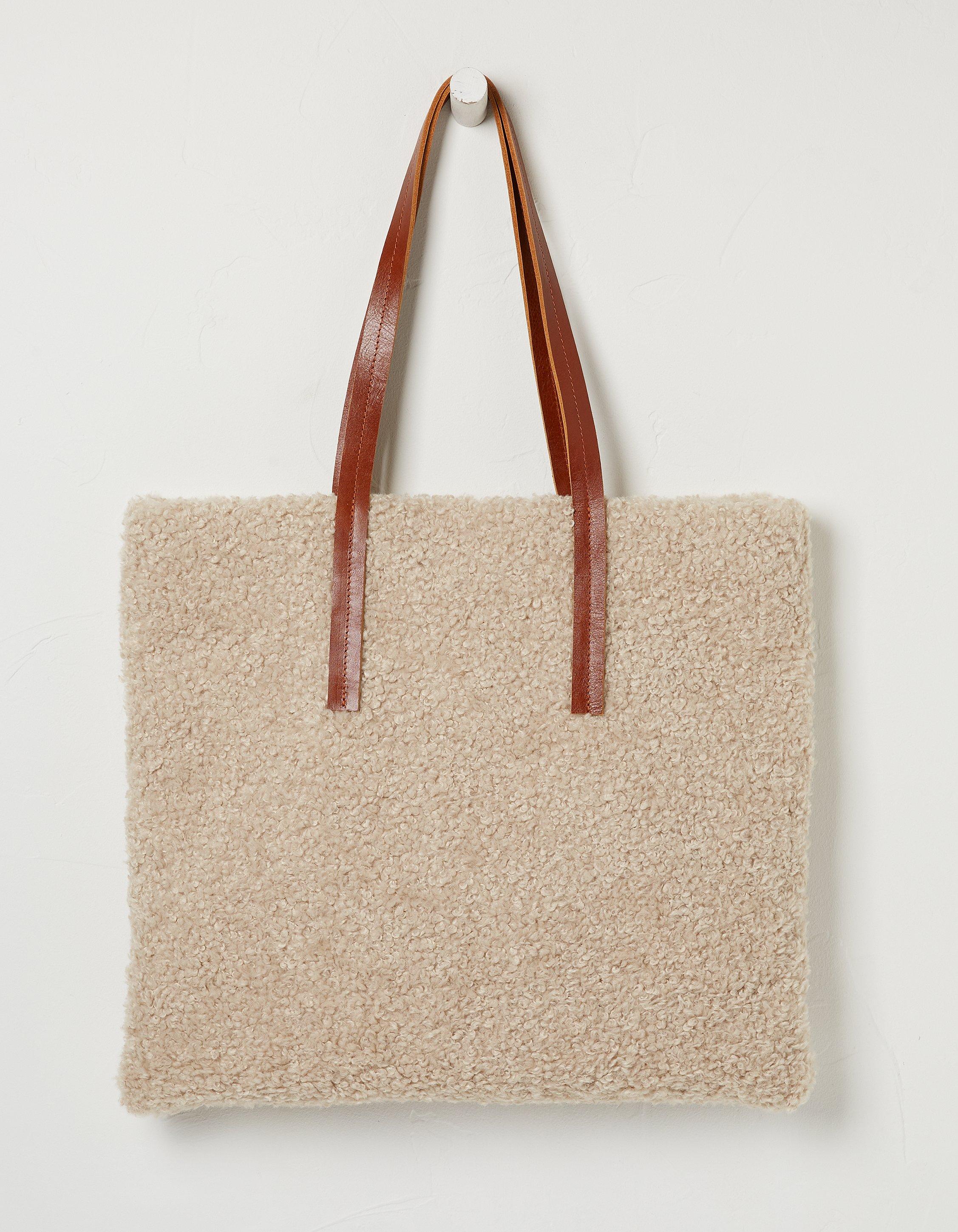 Lori Shearling Tote Bag