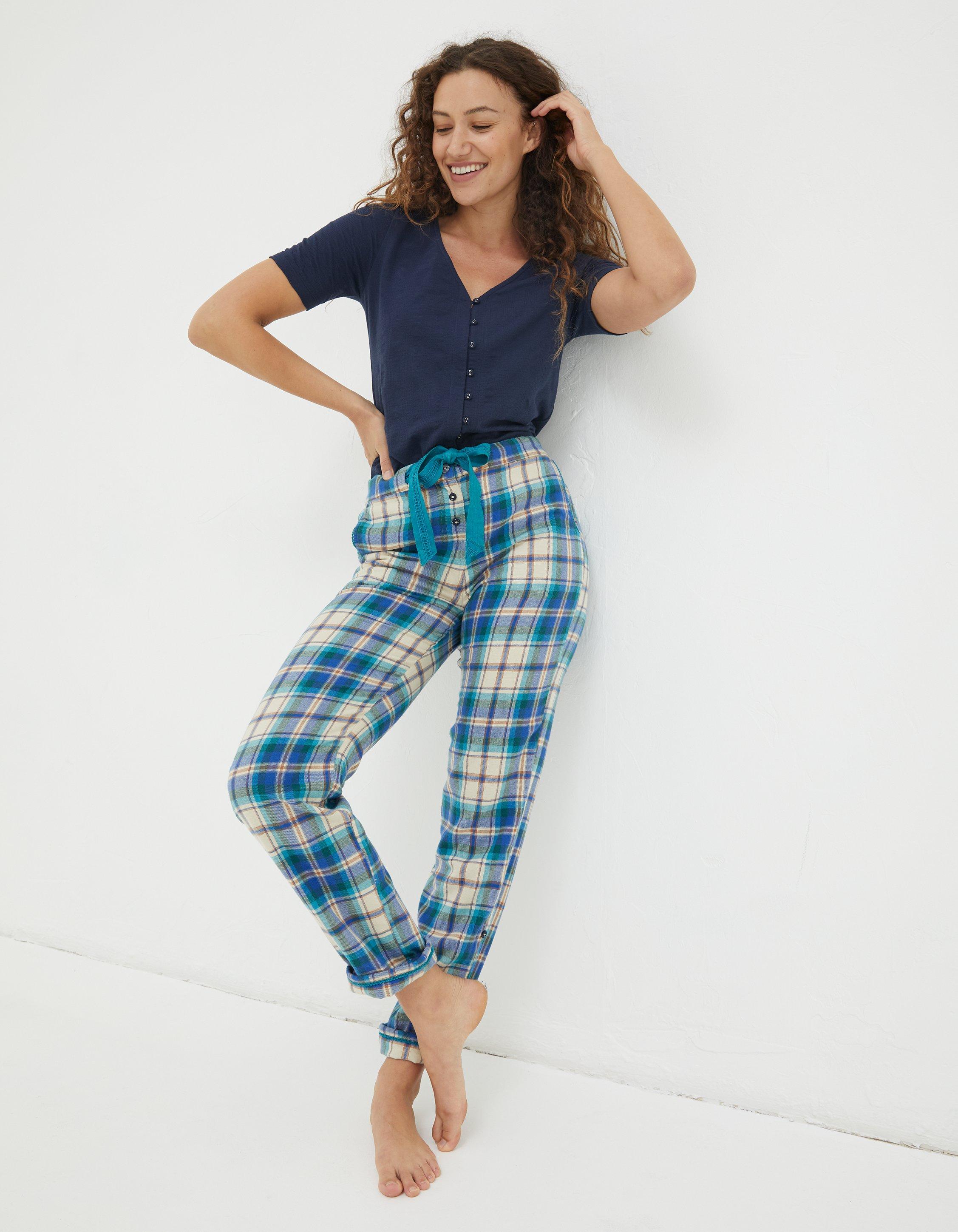 Check lounge pants womens new arrivals