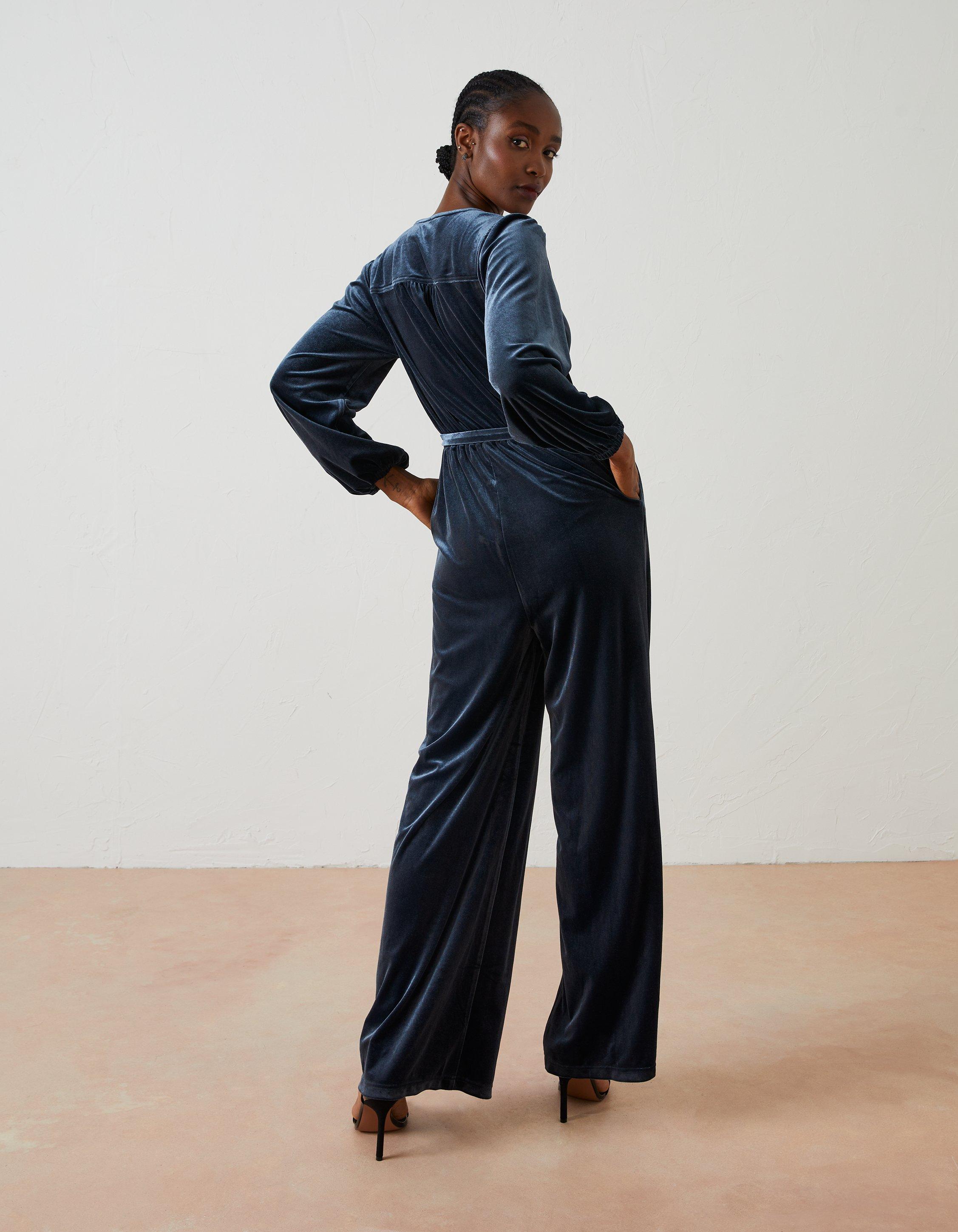 Urban outfitters hotsell navy jumpsuit