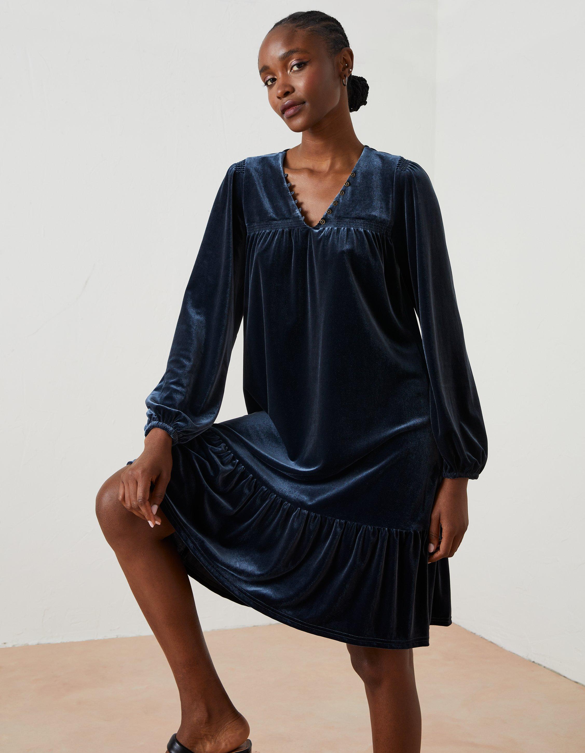 Velvet cheap swing dress