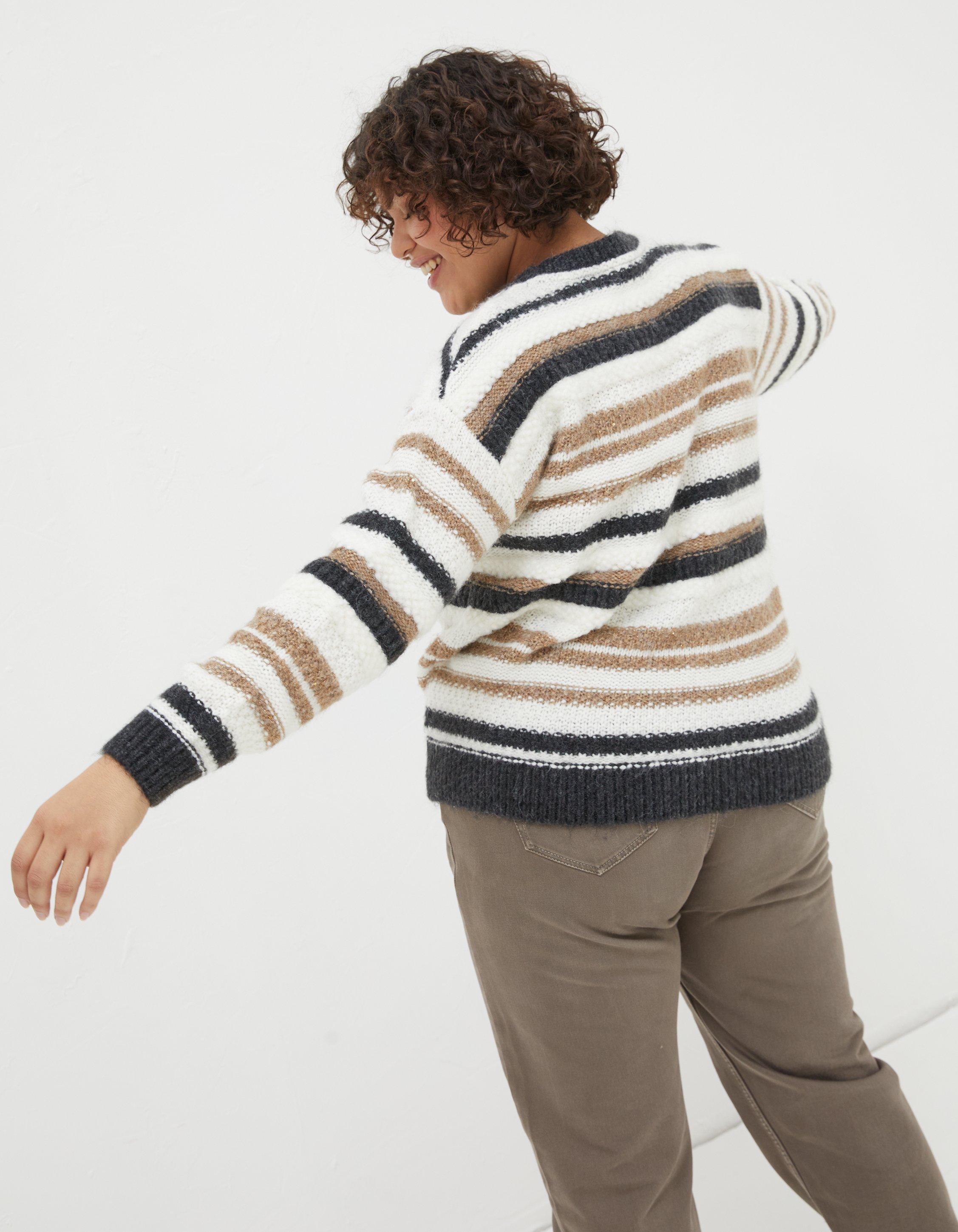 Fat face 2025 striped jumper