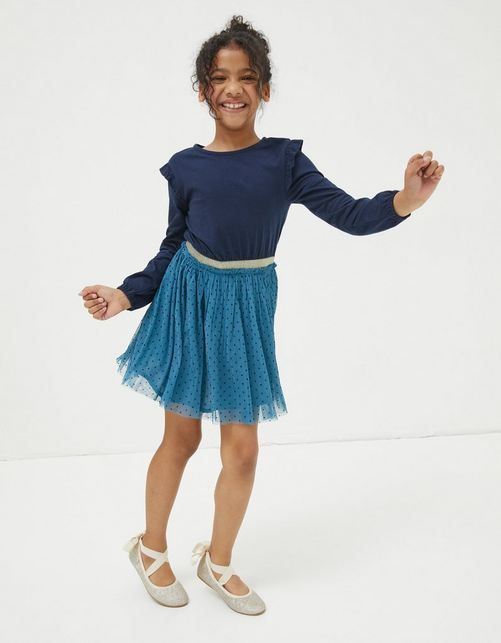 Kid’s Millie Tulle Spot Dress