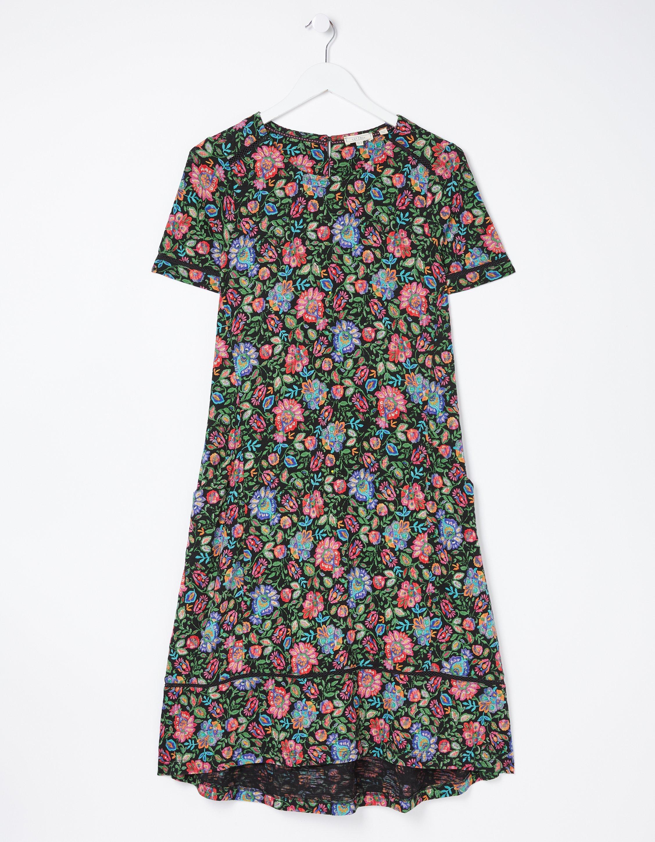 Simone floral 2025 vintage dress