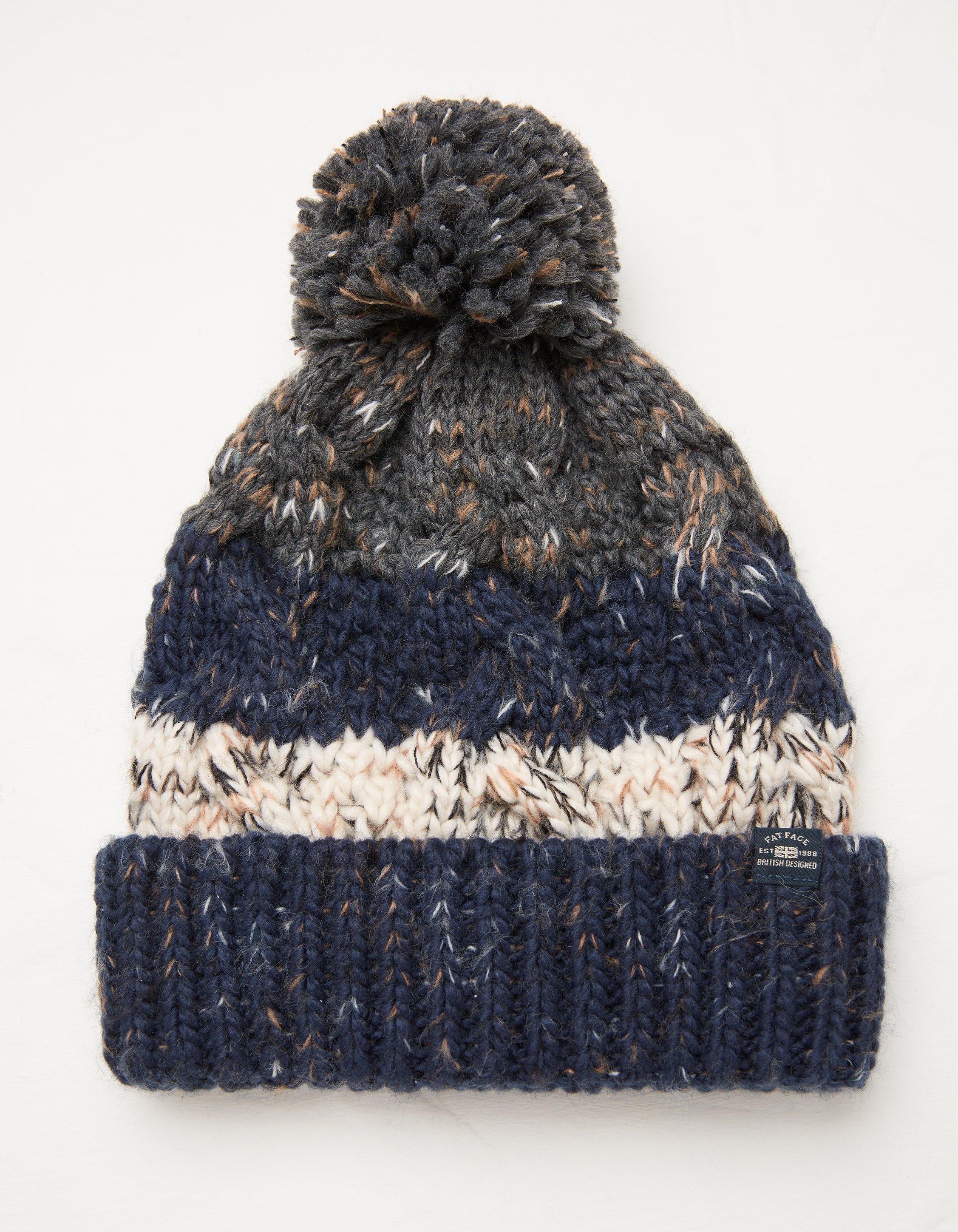 Hat, Bobble Navy Hats Truro