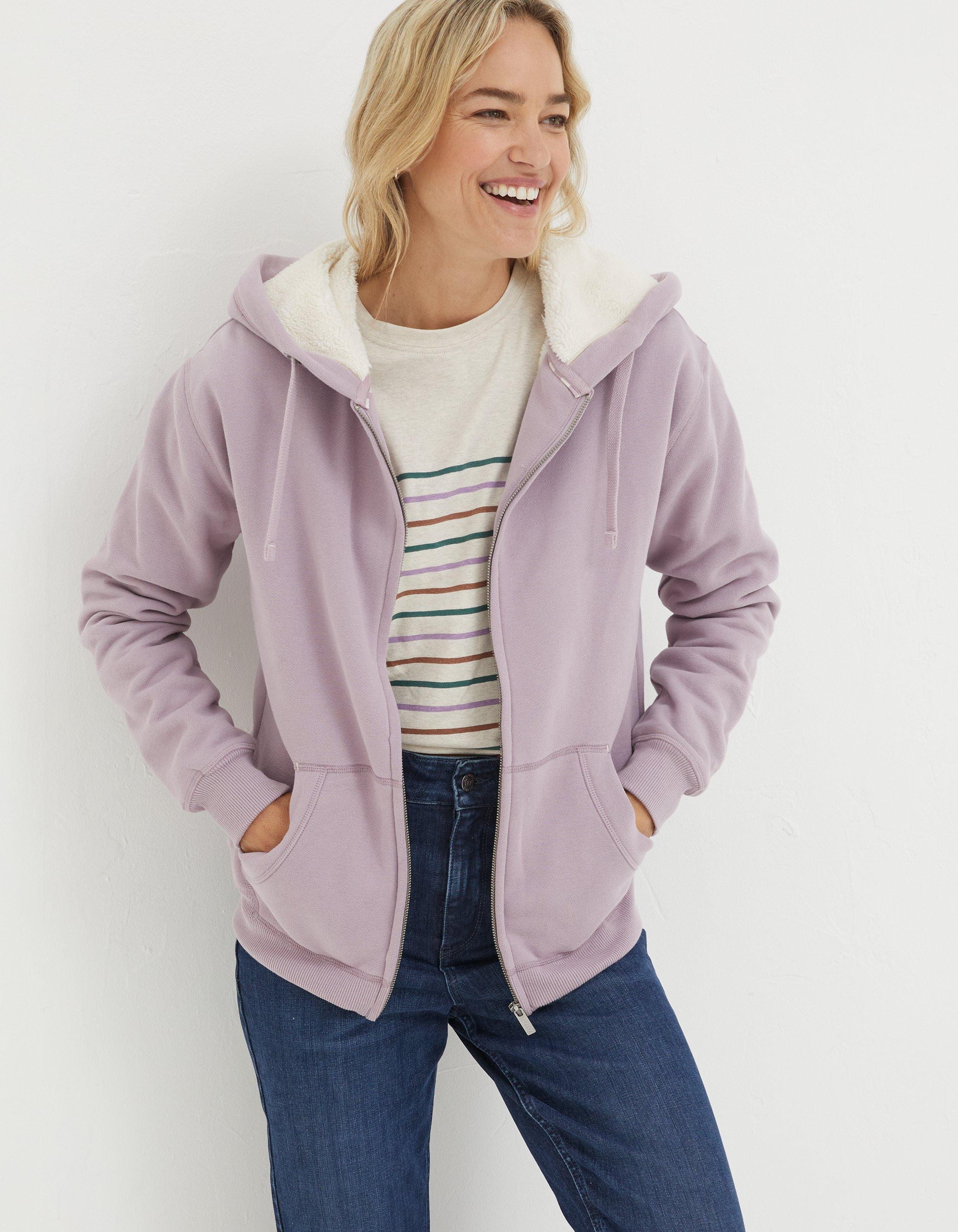 Womens fleece sale zip up hoodie