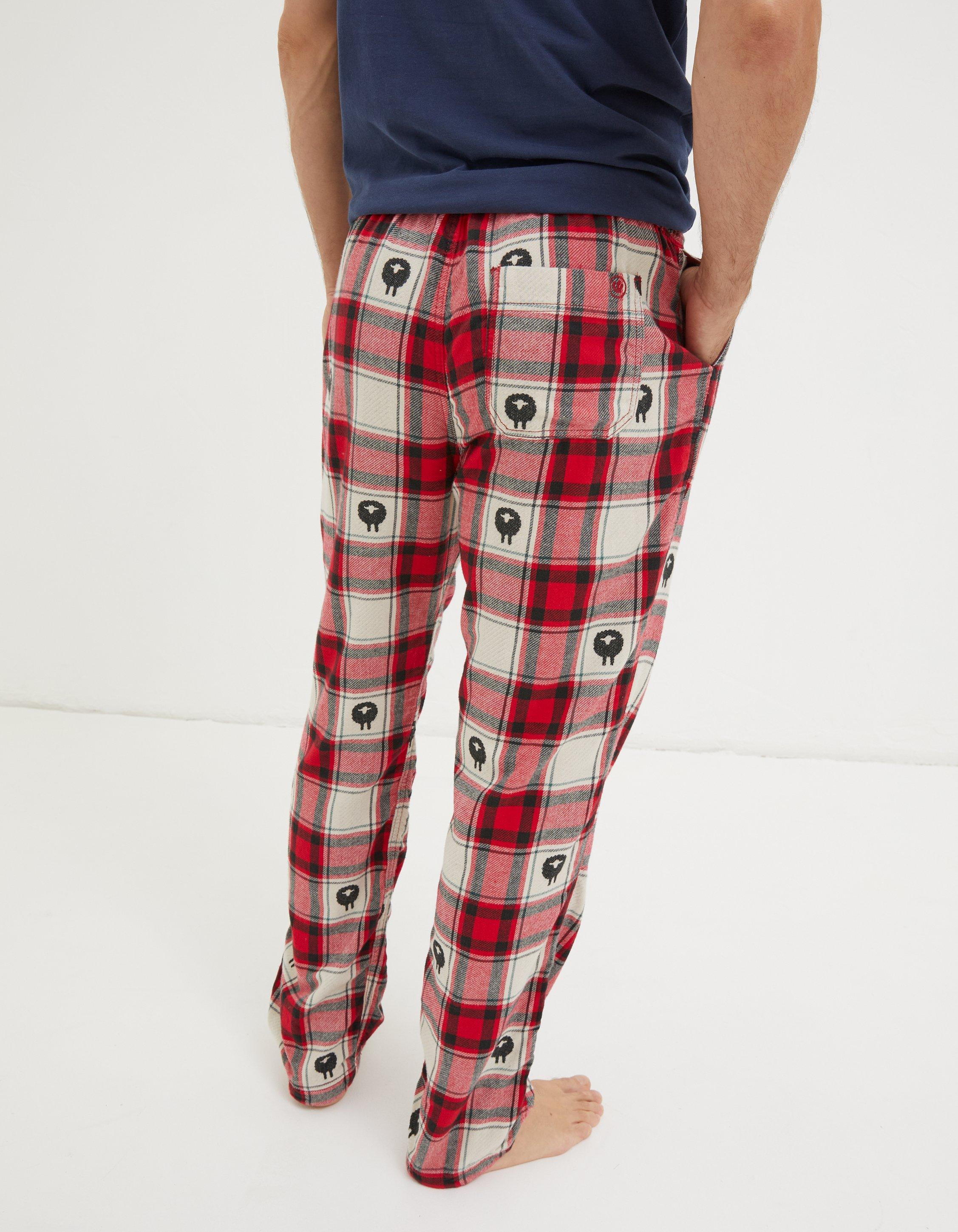 Regular Fit Flannel pyjama bottoms