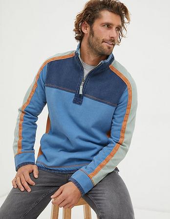 Airlie Panel Contrast Sweatshirt