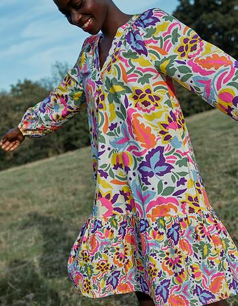 Amy Art Floral Tunic dress