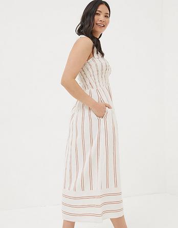 Aria Stripe Midi Dress