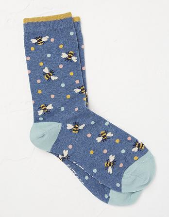 1 Pack Bee Spot Socks