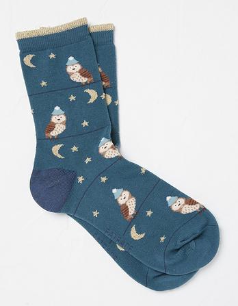 1 Pack Night Owl Socks
