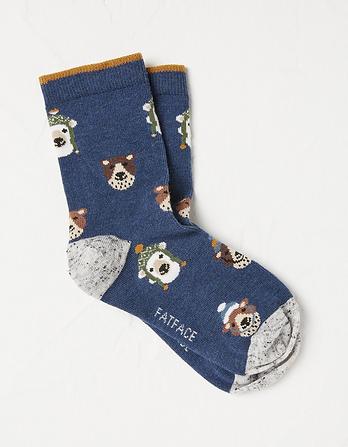 1 Pack Bobbi Bear Socks