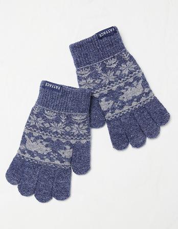 Bobbi Bear Fairisle Gloves