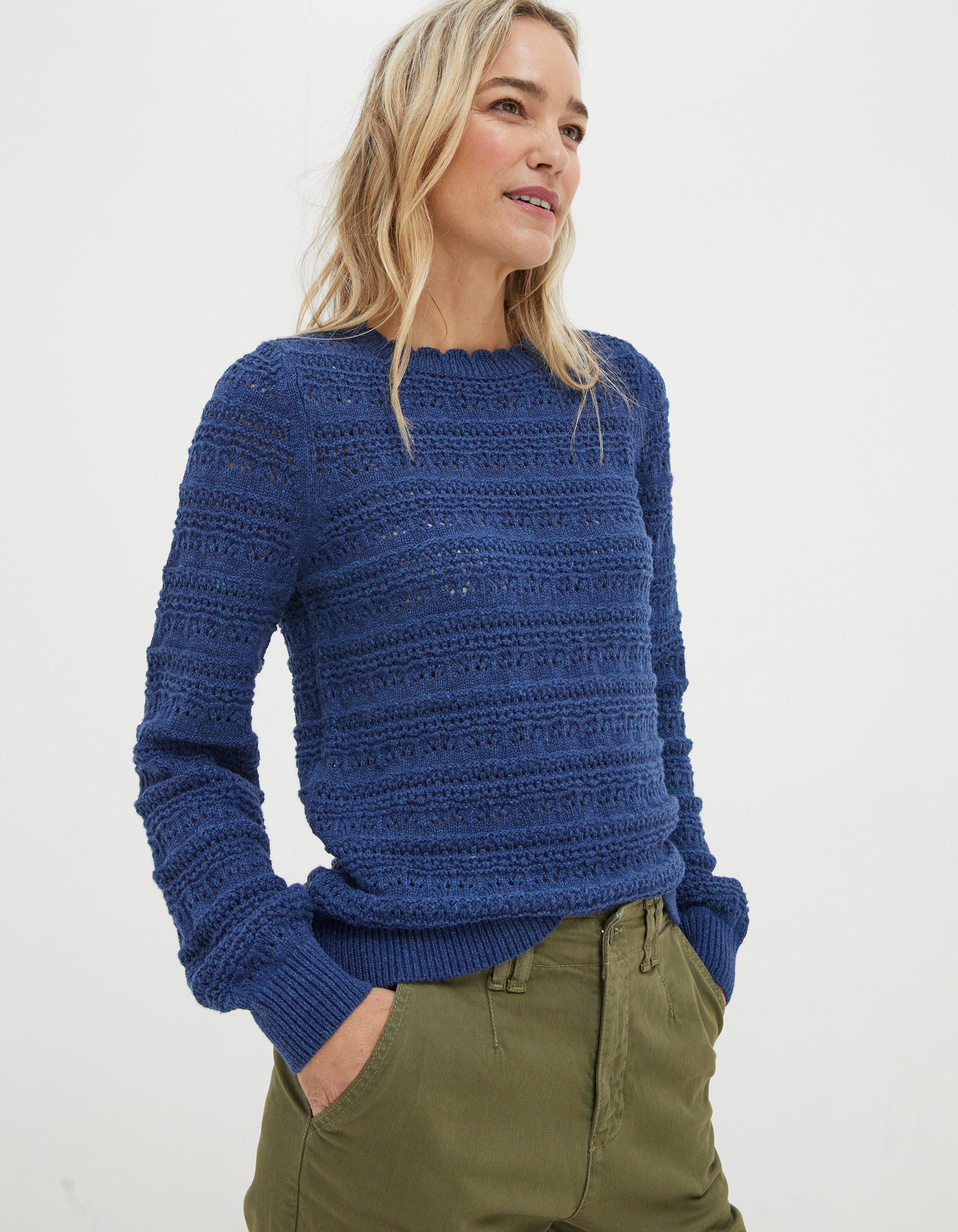 Womens navy jumpers on sale uk