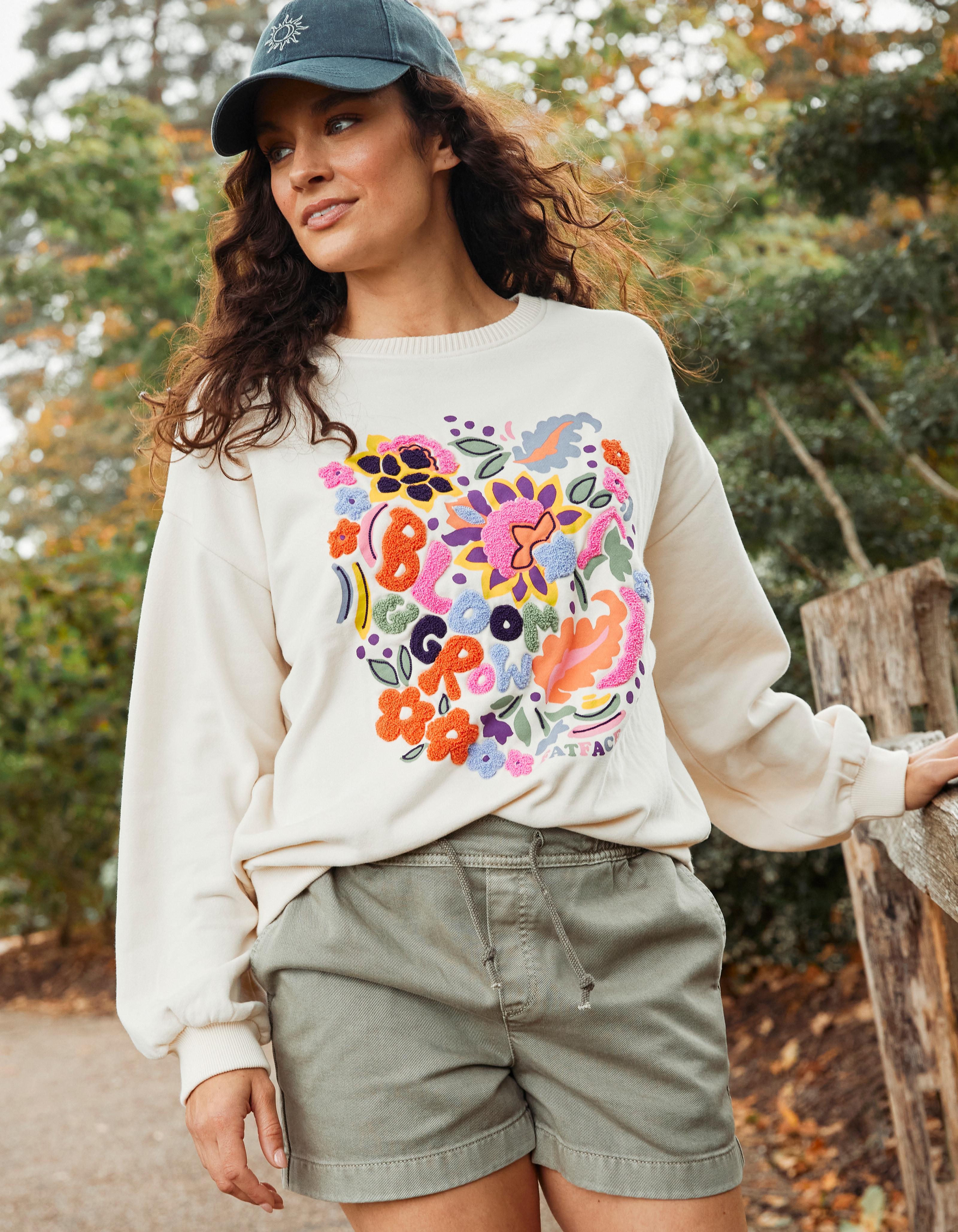 Women's cheap floral sweatshirts