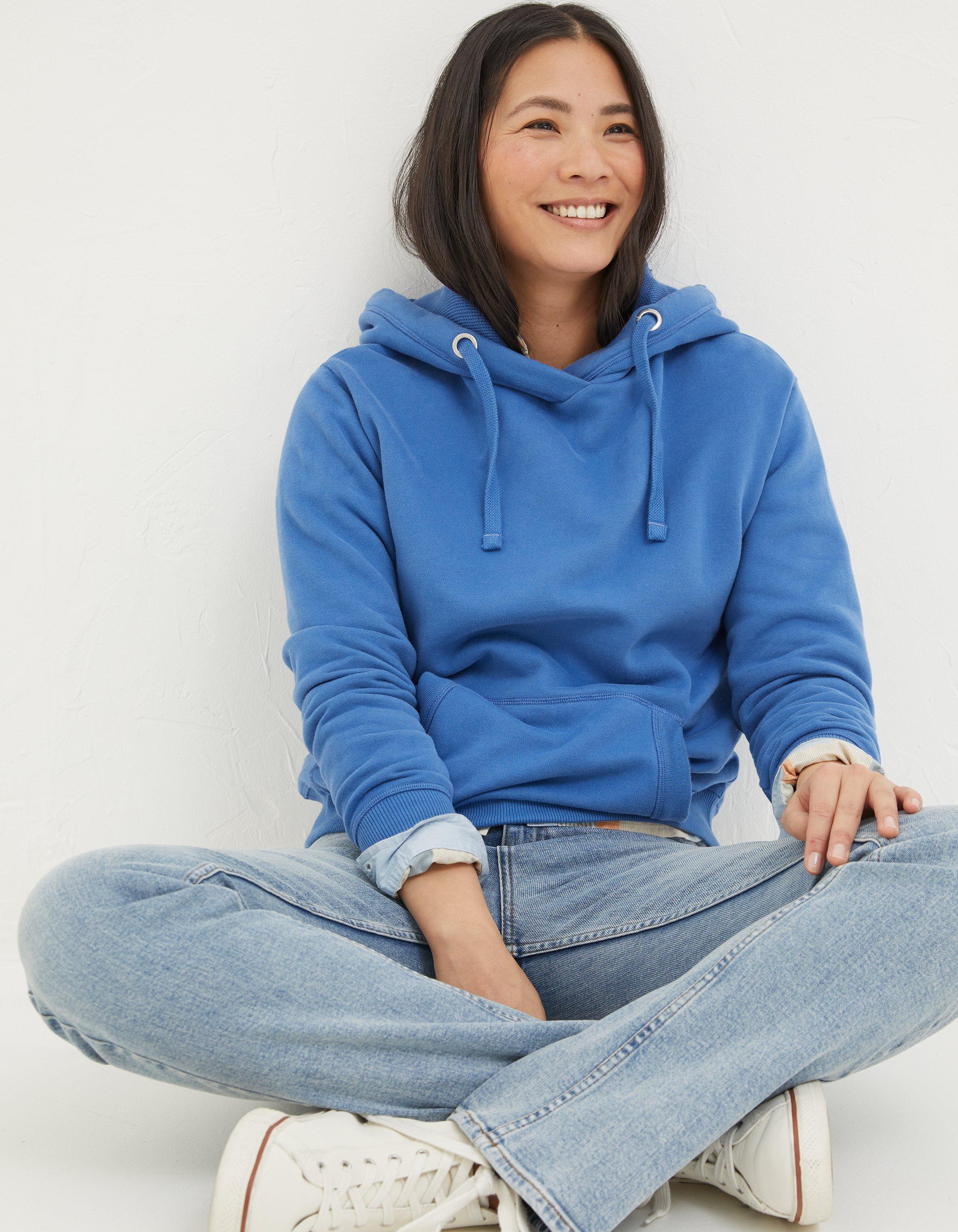 Women's Blue Sweatshirts & Hoodies