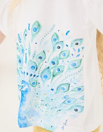 Peacock Jersey Graphic T Shirt