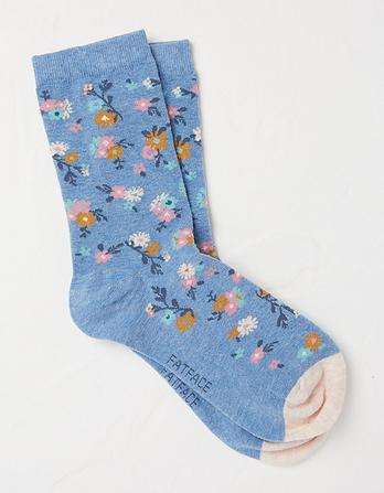 1 Pack Pop Floral Socks