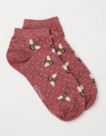 1 Pack Bee Spot Trainer Socks