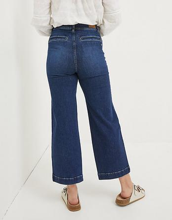 Keswick Wide Leg Crop Jeans