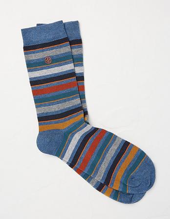1 Pack Guz Multi Stripe Socks