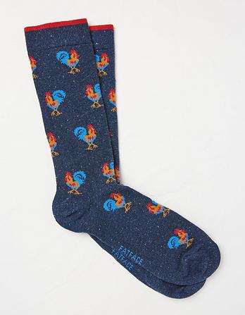 1 Pack Rooster Socks