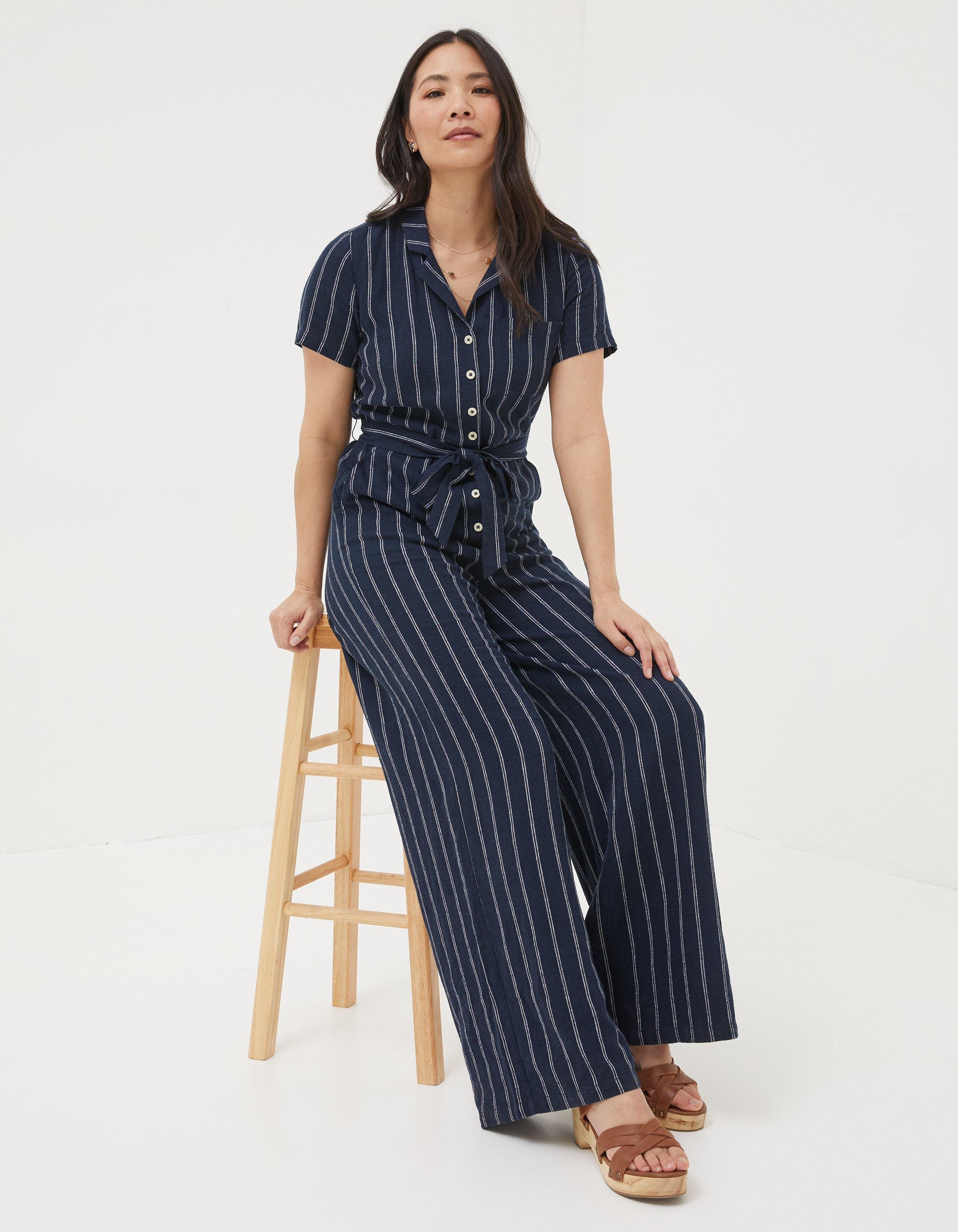 Una Long Sleeve Utility Jumpsuit, Jumpsuits & Playsuits