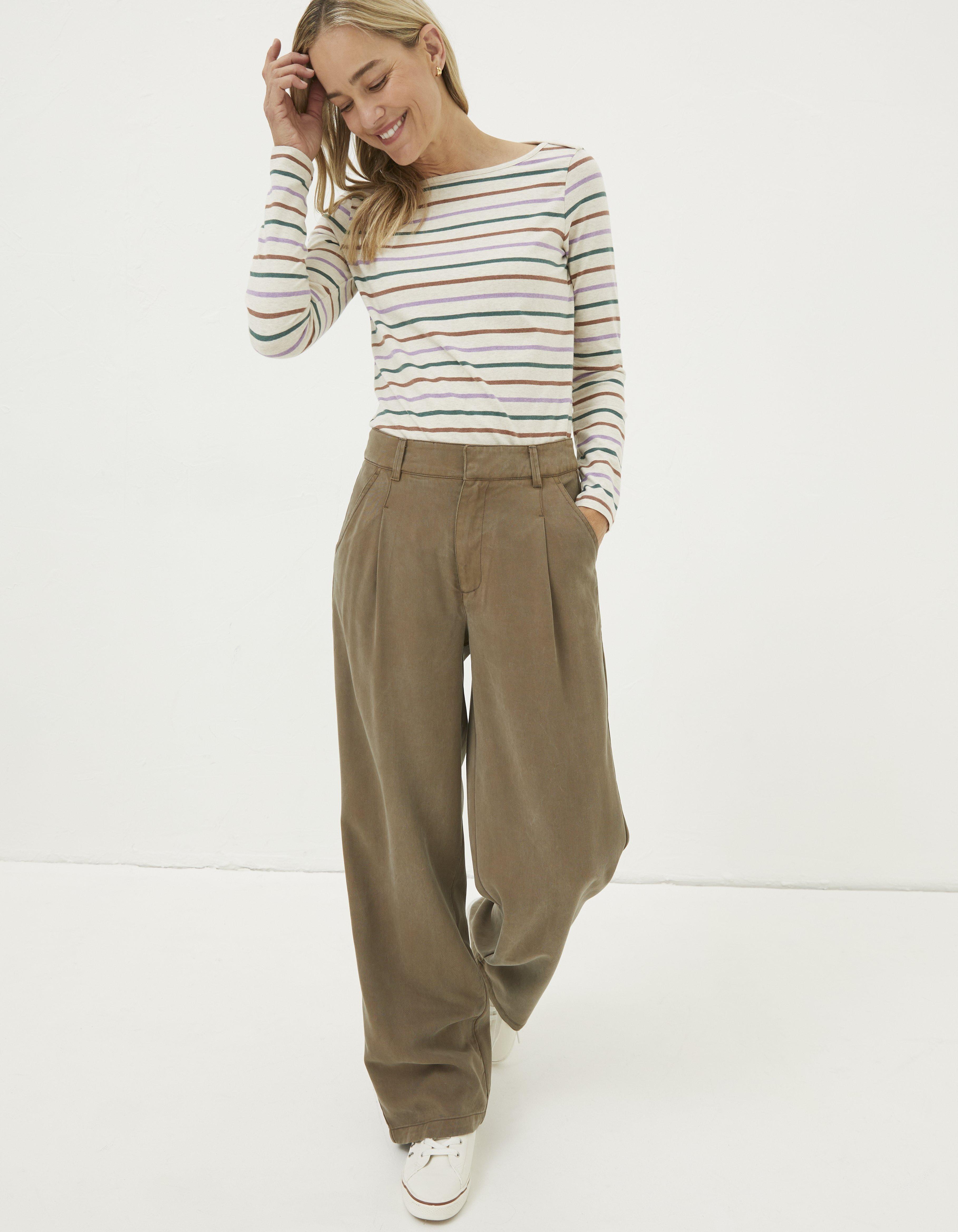 Lyocell Crop Trousers