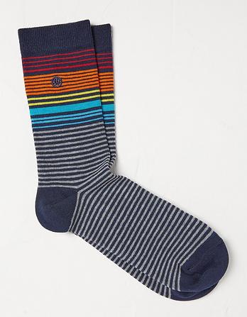1 Pack Pop Stripe Socks