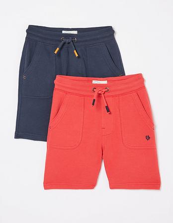 Two Pack Sweat Shorts