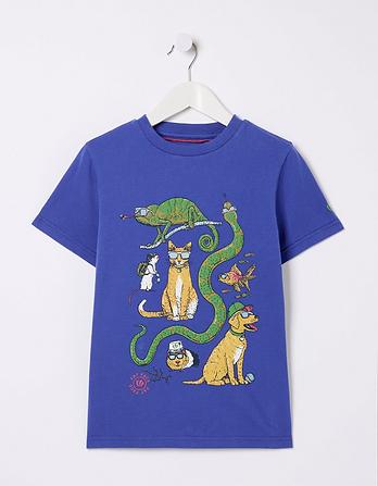 Pet Jersey Graphic T-Shirt
