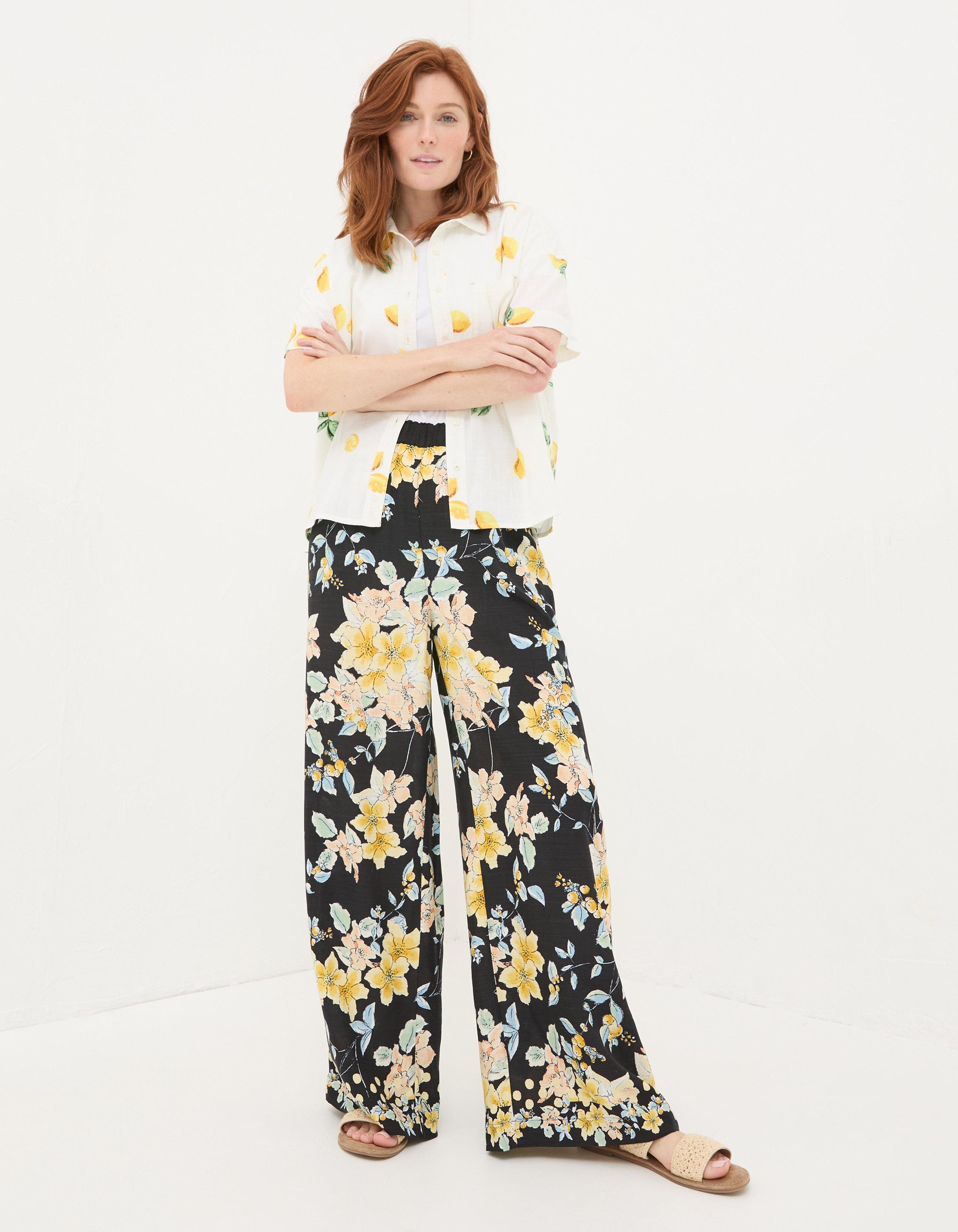 Jenna Citrus Floral Pants