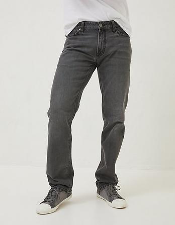 Straight Grey Wash Jeans